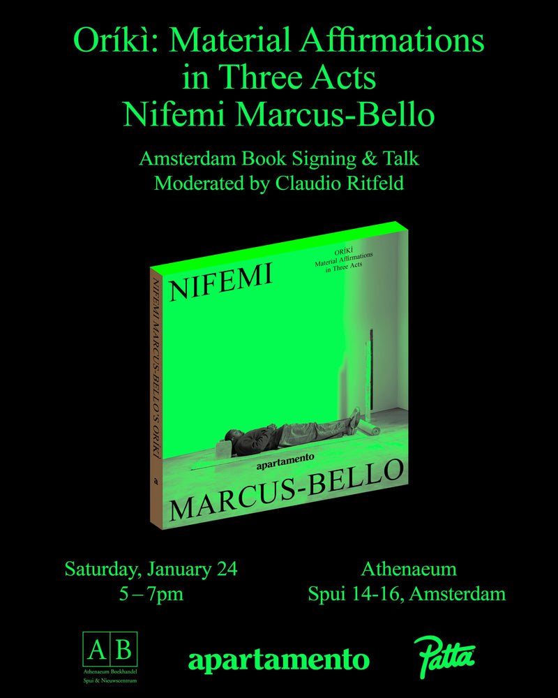 Oriki: Material Affirmations in Three Acts Book Signing Patta