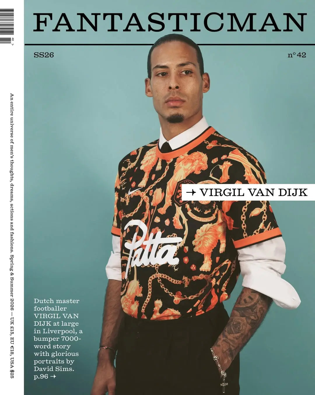 Virgil van Dijk for Fantastic Man – Patta