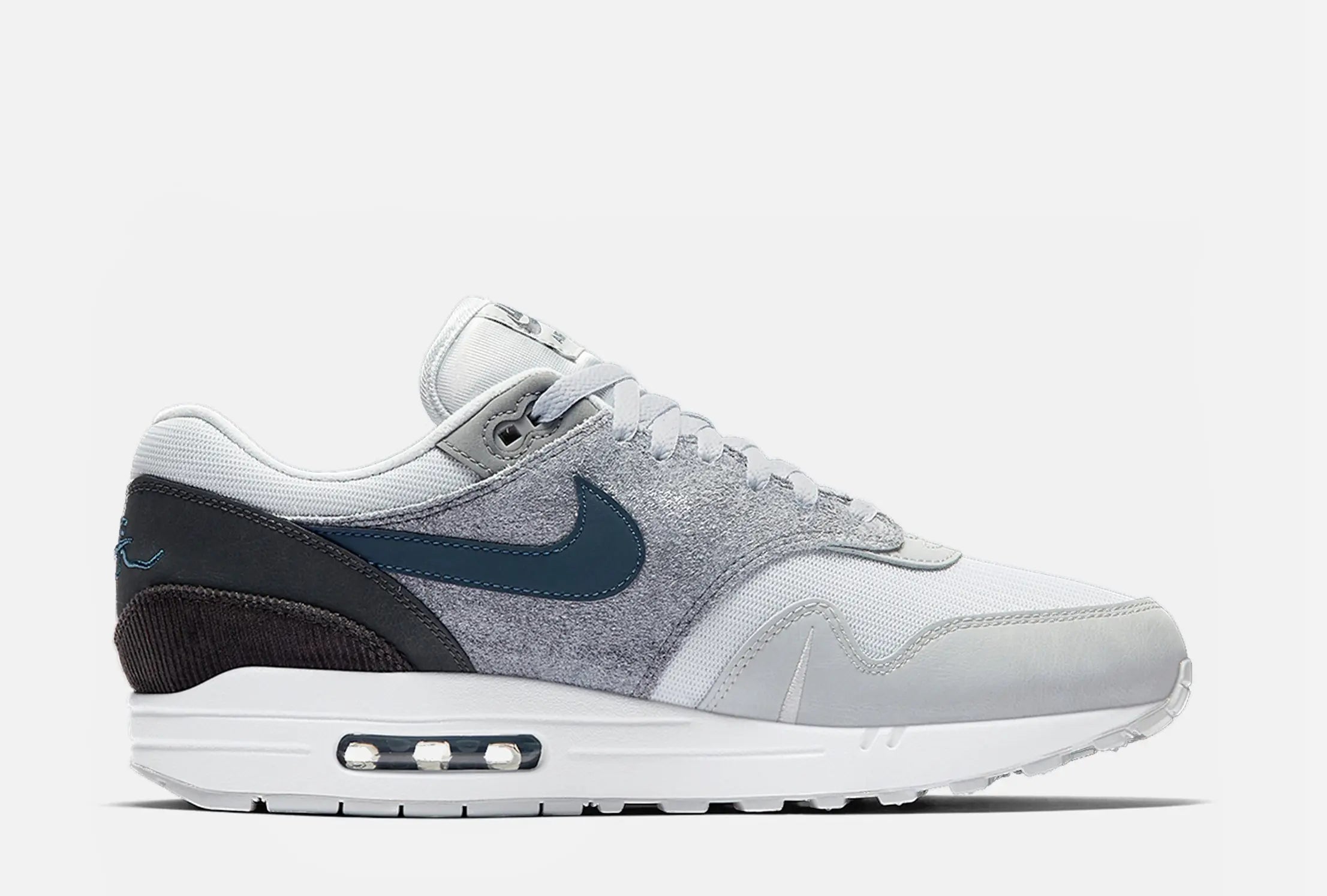 Nike Air Max 1 (Smoke Grey/Valerian Blue-Dark Smoke Grey) - Patta