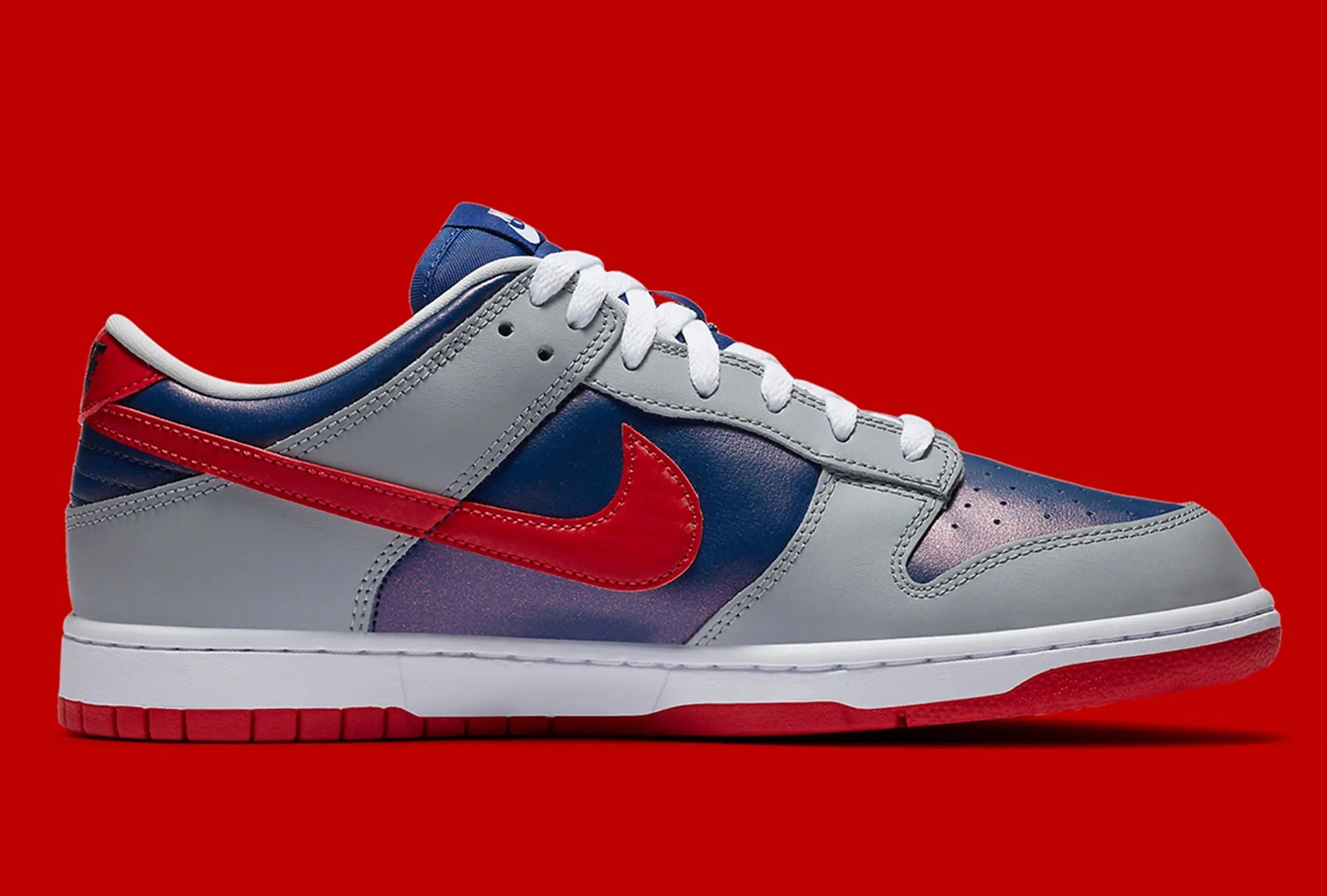 Nike Dunk Low (Hyper Blue/Samba-Silver) - Patta
