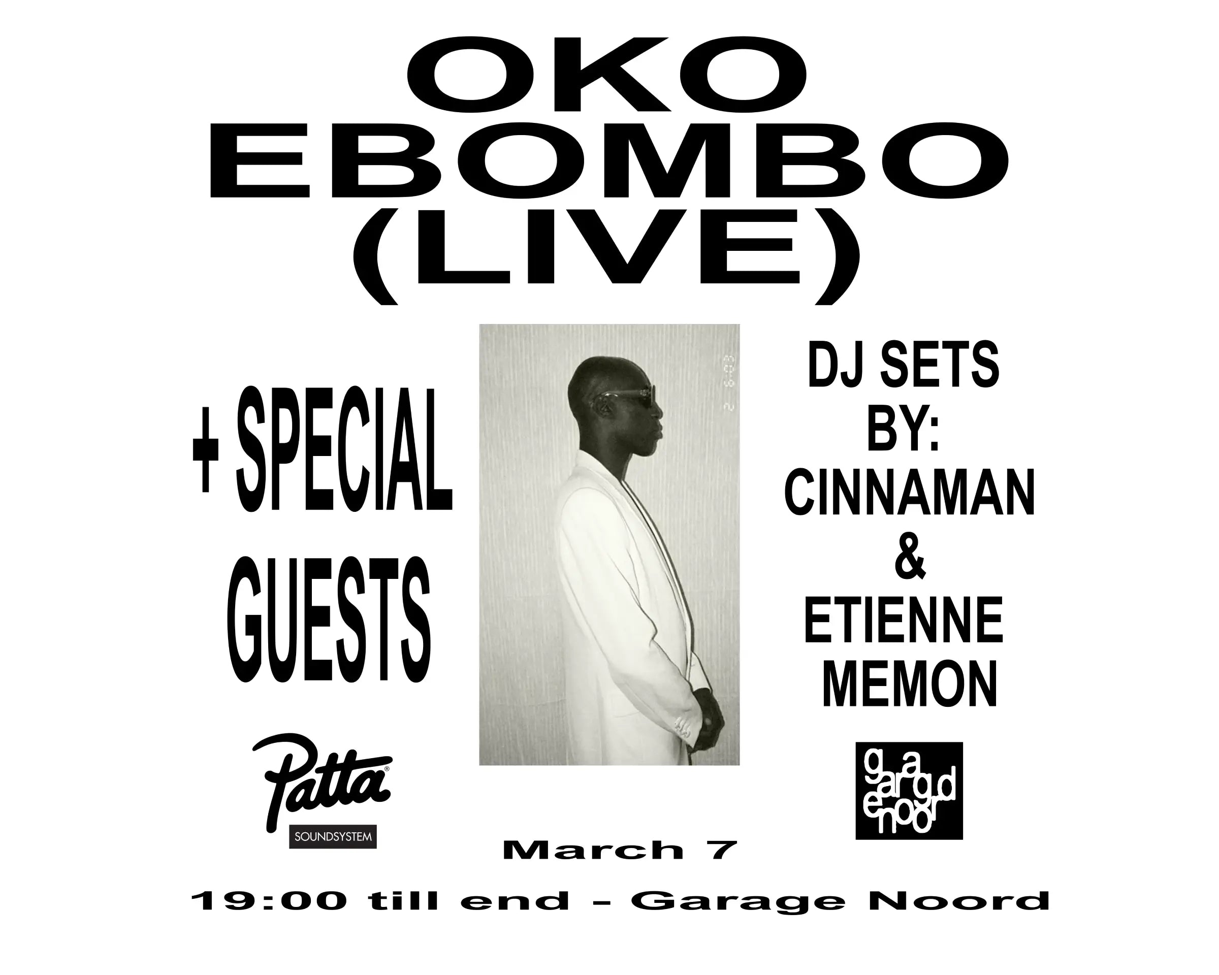 Oko Ebombo At Garage Noord - Patta