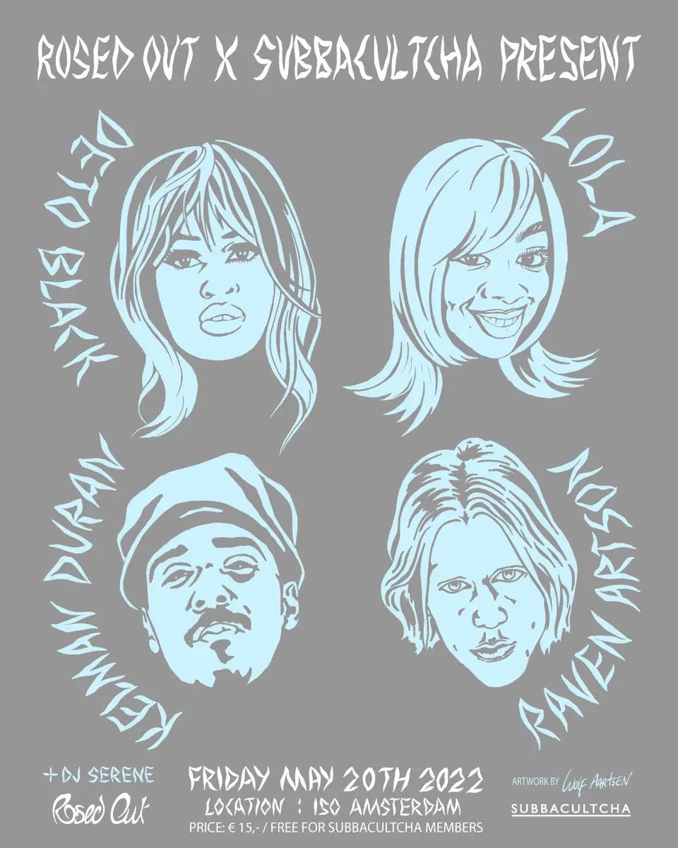 Rosed Out X Subbacultcha Present - Patta