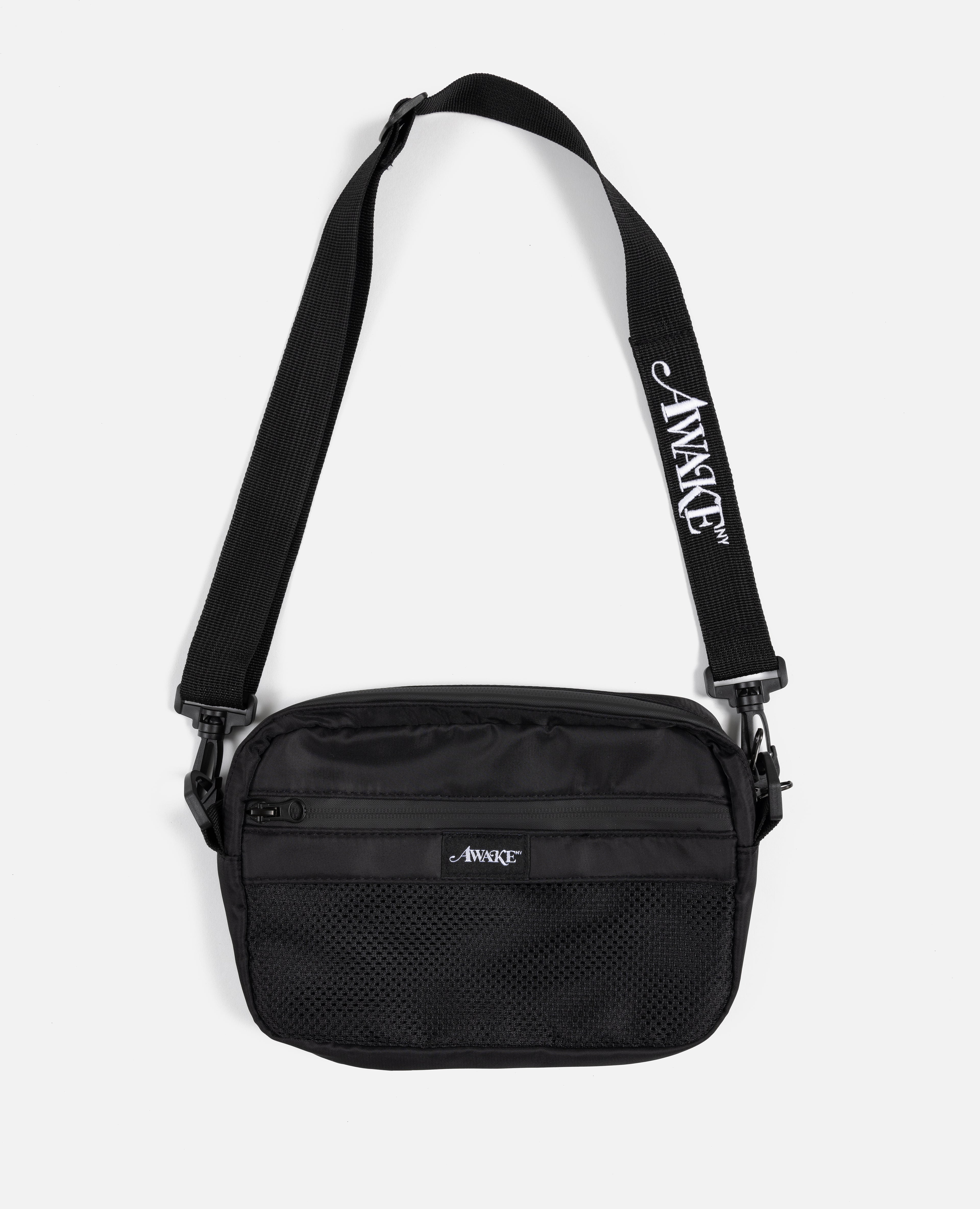 Awake NY Canvas Logo Messenger Bag (Black) – Patta