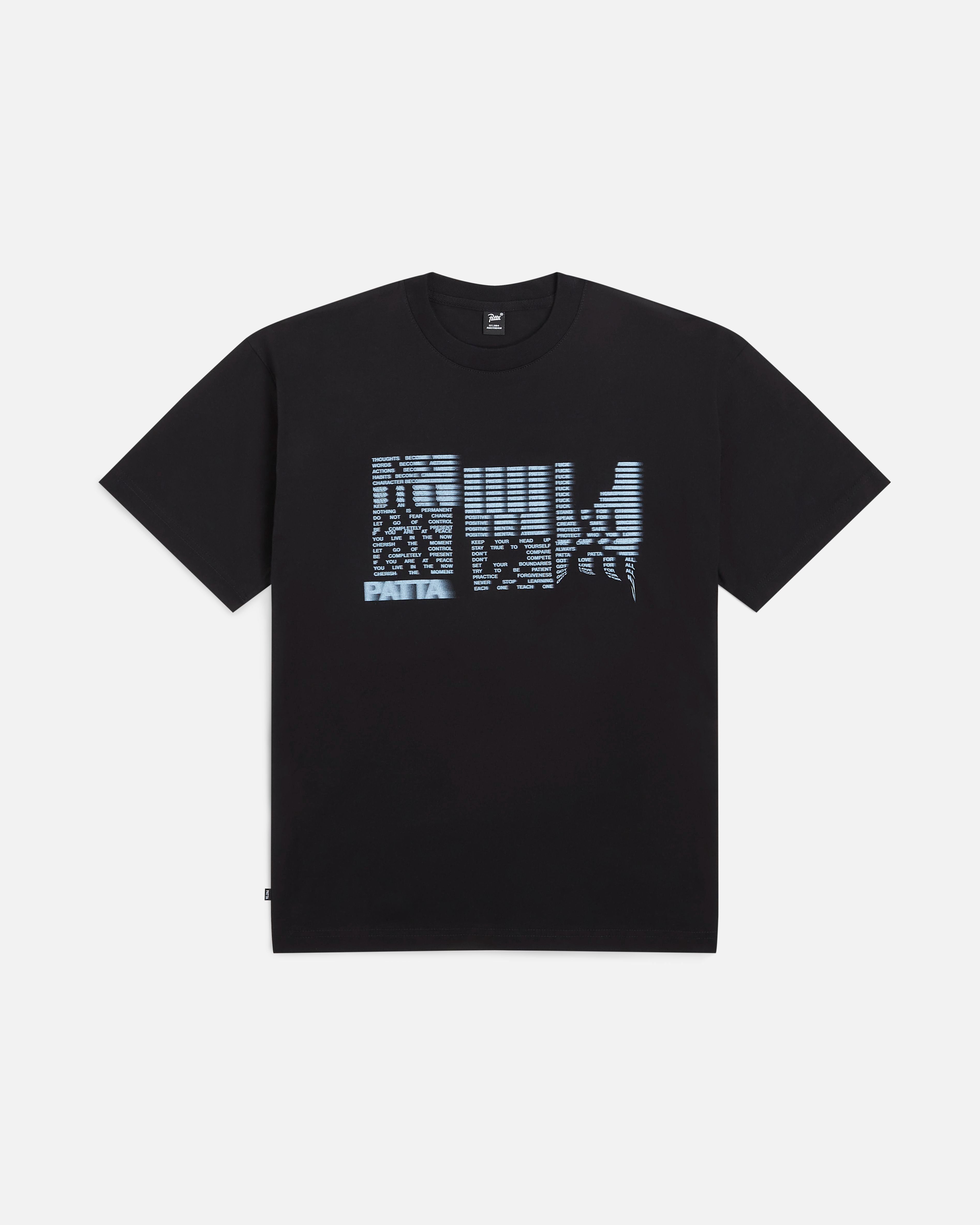 Patta Glitch T-Shirt (Black)