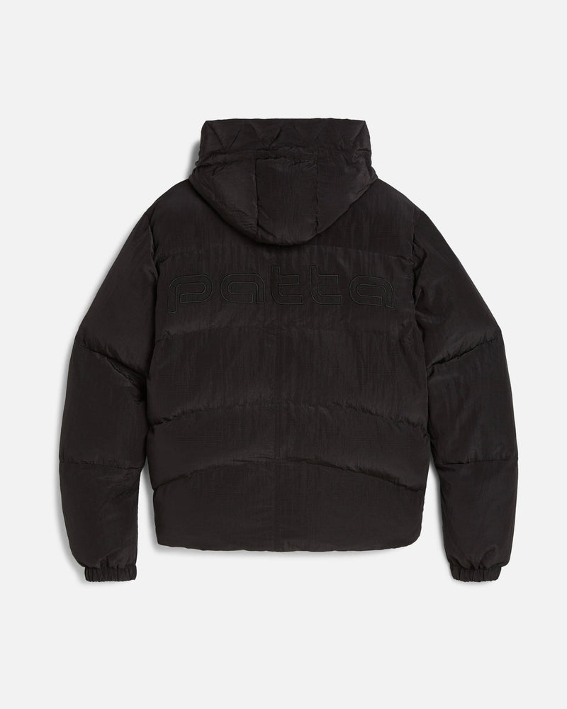 Patta Ripstop Puffer Jacket (Black) - Patta