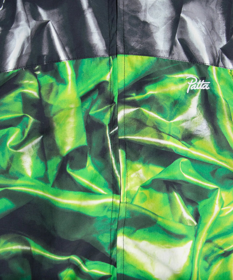 Patta x Bodil Ouedraogo Panelled Tracksuit (Green AOP/Grey AOP) Patta