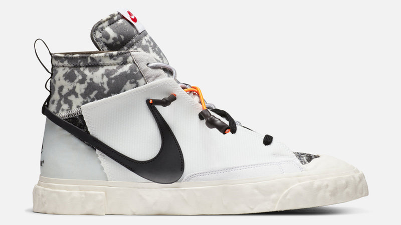 Nike X Readymade Blazer Mid (White/Black-Pure Platinum-Total Orange)