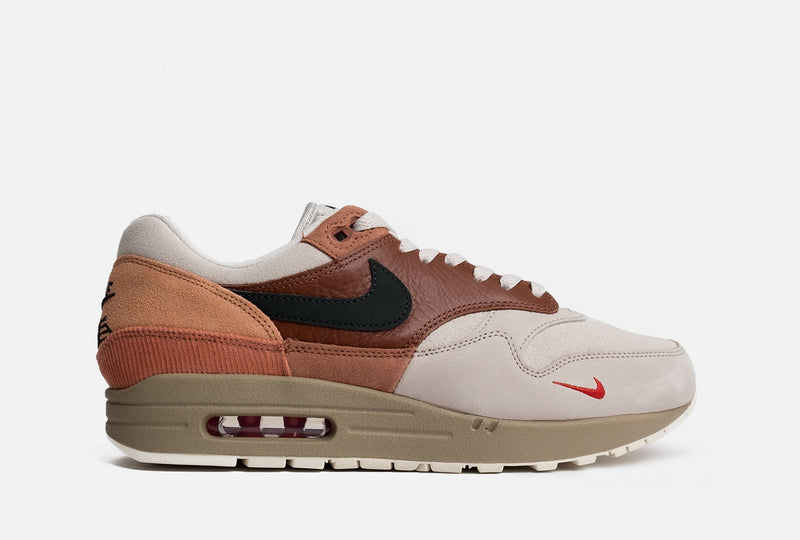 Nike Air Max 1 (Red Bark/Khaki-Terra Blush-Dusty Peach)