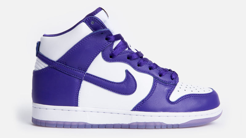 WMNS Nike Dunk High SP (White/Varsity Purple)