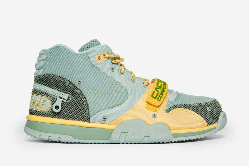 Nike Air Trainer 1 X Cactus Jack (Grey Haze/Olive Aura-Canvas-Dusty Sage)