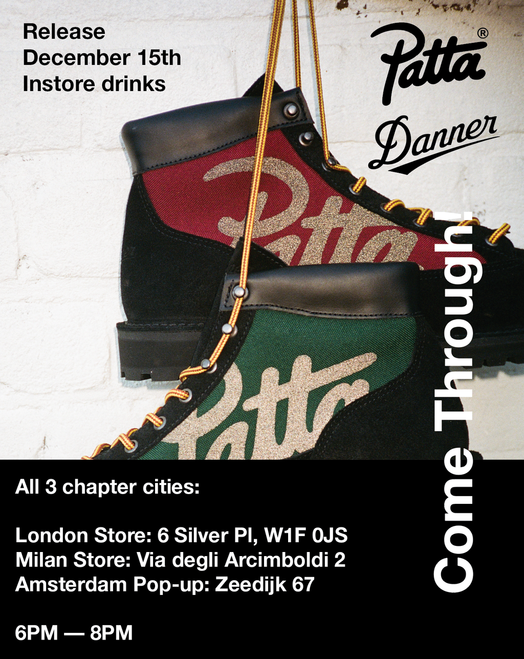 Patta X Danner Launch Event