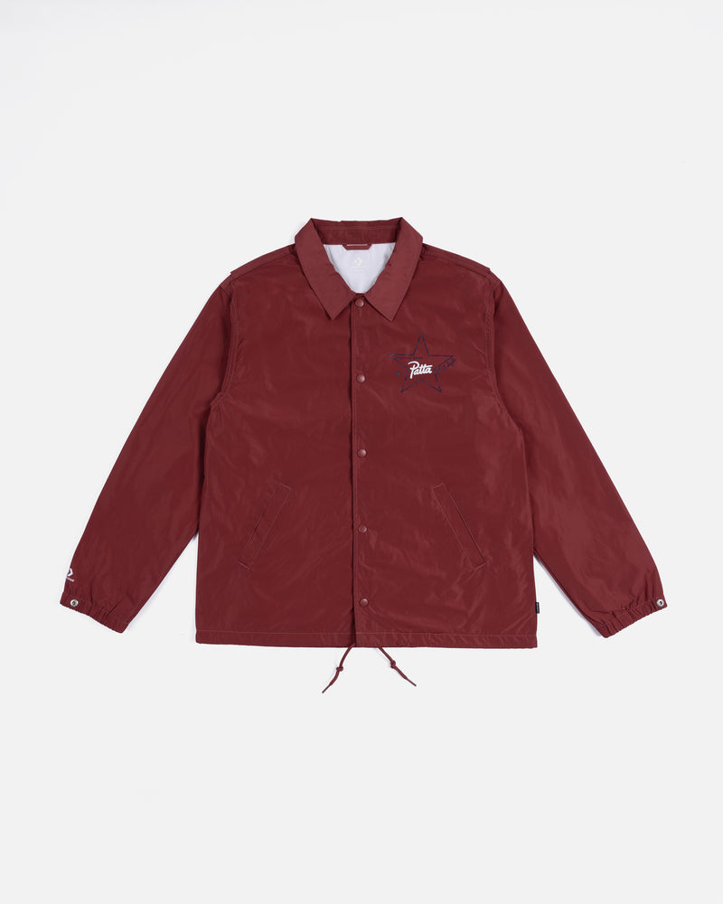 Patta x Converse Coaches Jacket (Garnet)