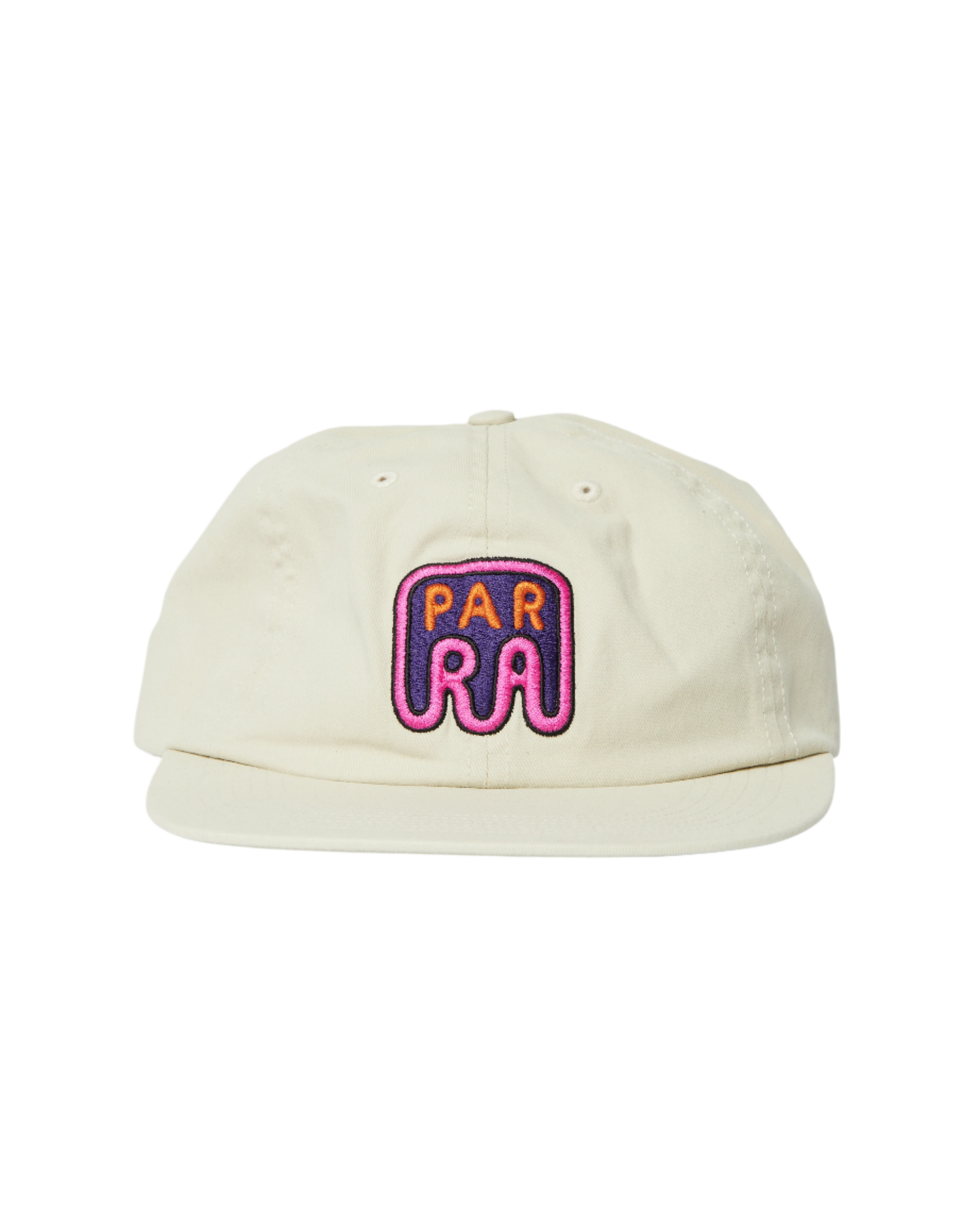 byParra Fast Food Logo 6 Panel Hat (Off White)