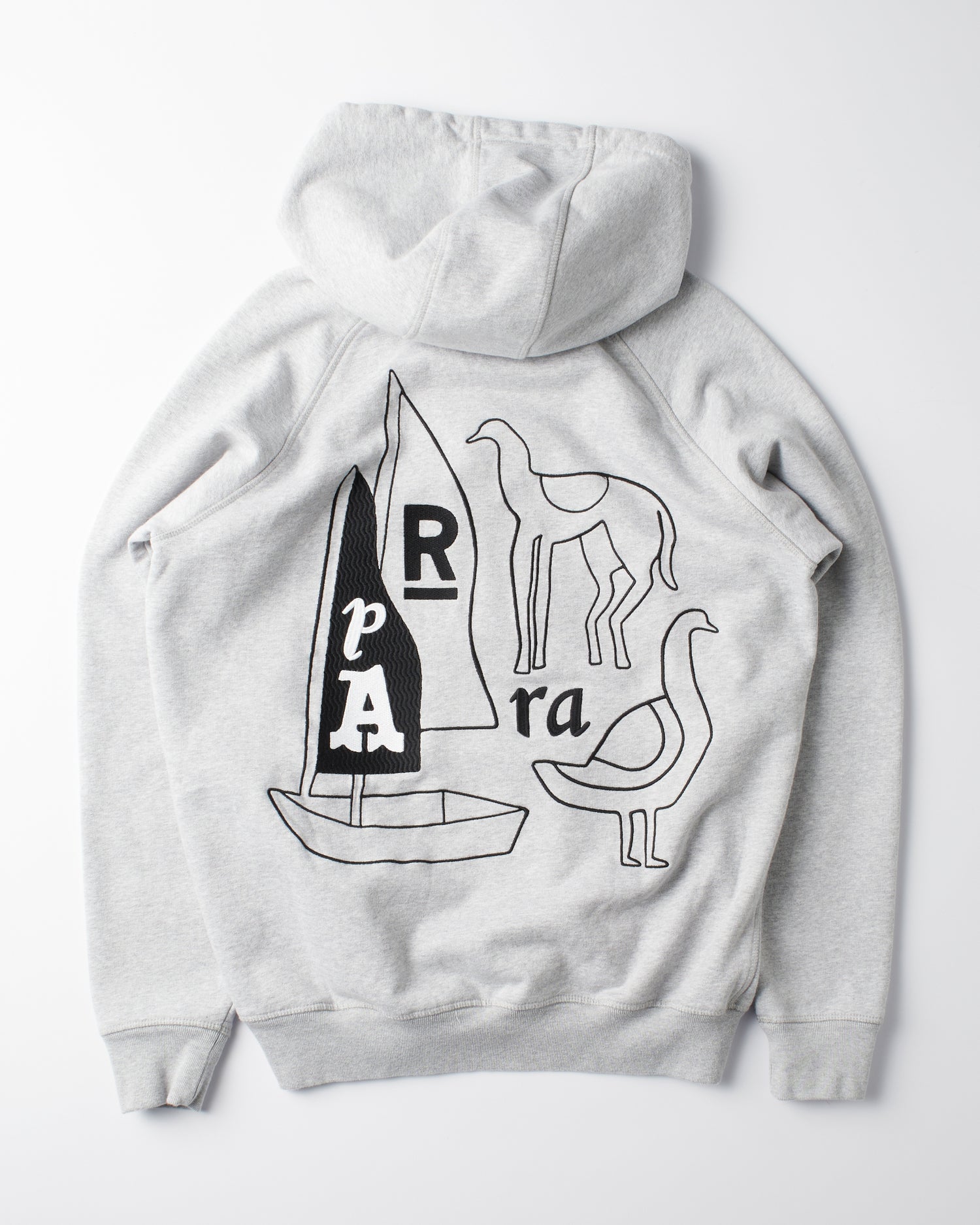 byParra The Riddle  Hooded Sweatshirt (Heather Grey)