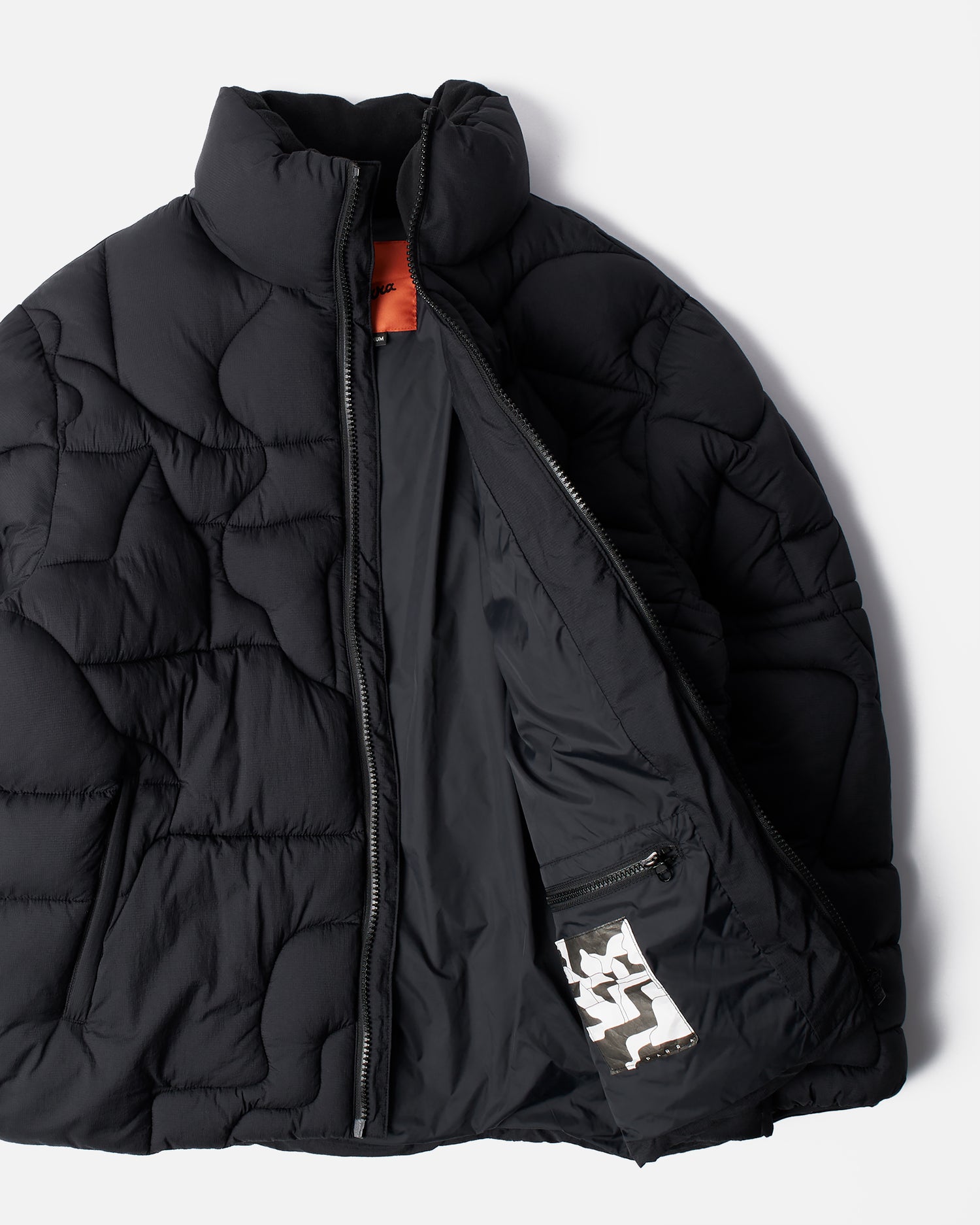 byParra Boring Village Puffer Jacket (Black)