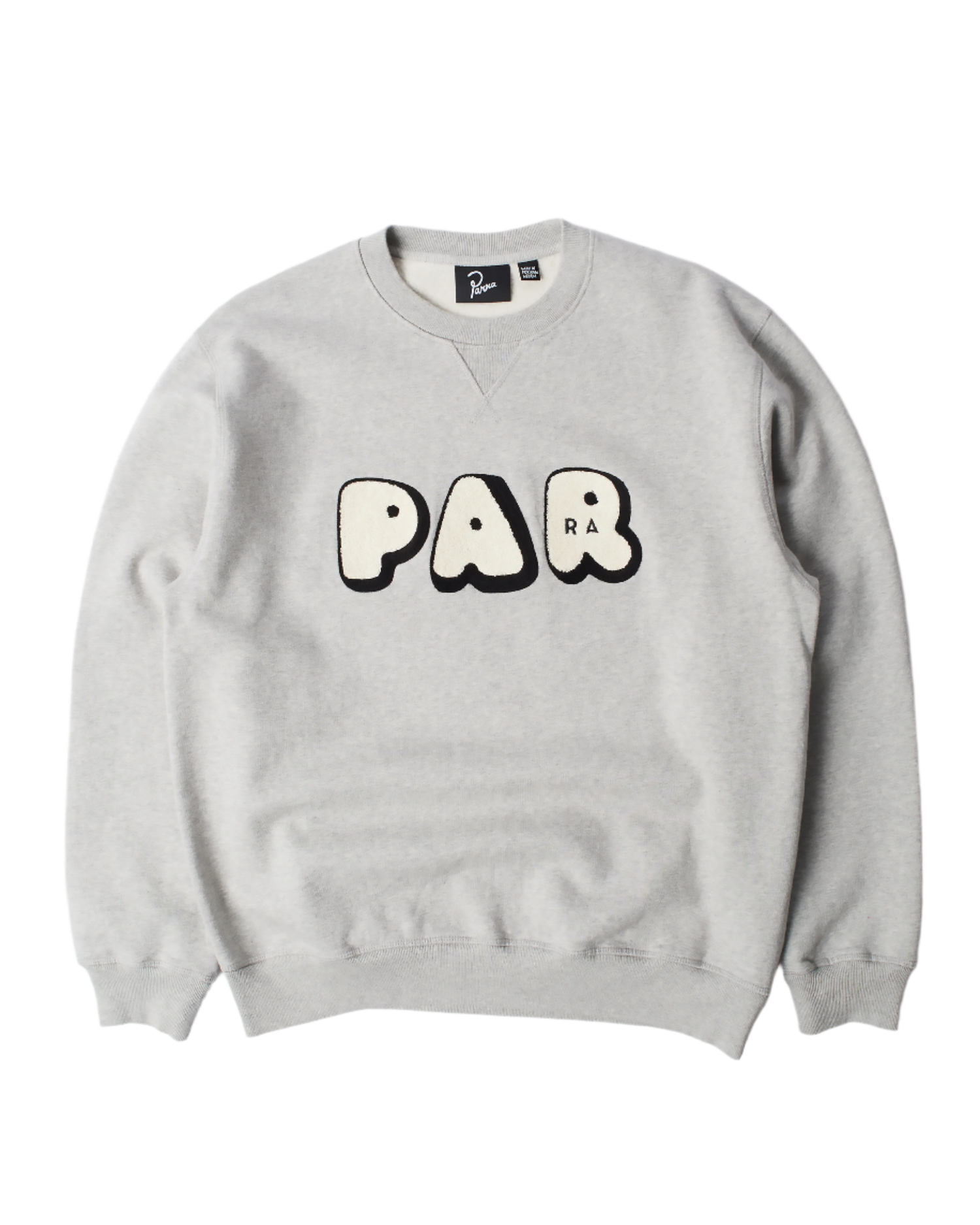 byParra Rounded PAR Crew Neck Sweatshirt (Heather Grey)