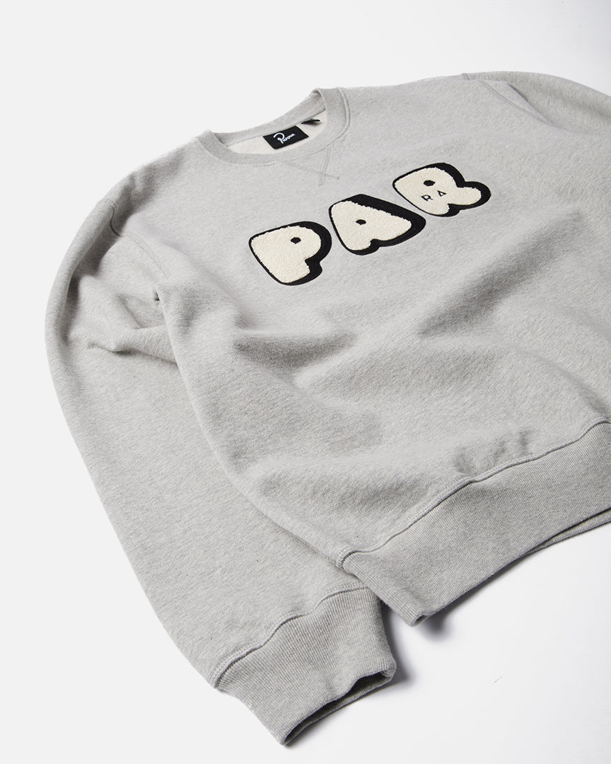 byParra Rounded PAR Crew Neck Sweatshirt (Heather Grey)