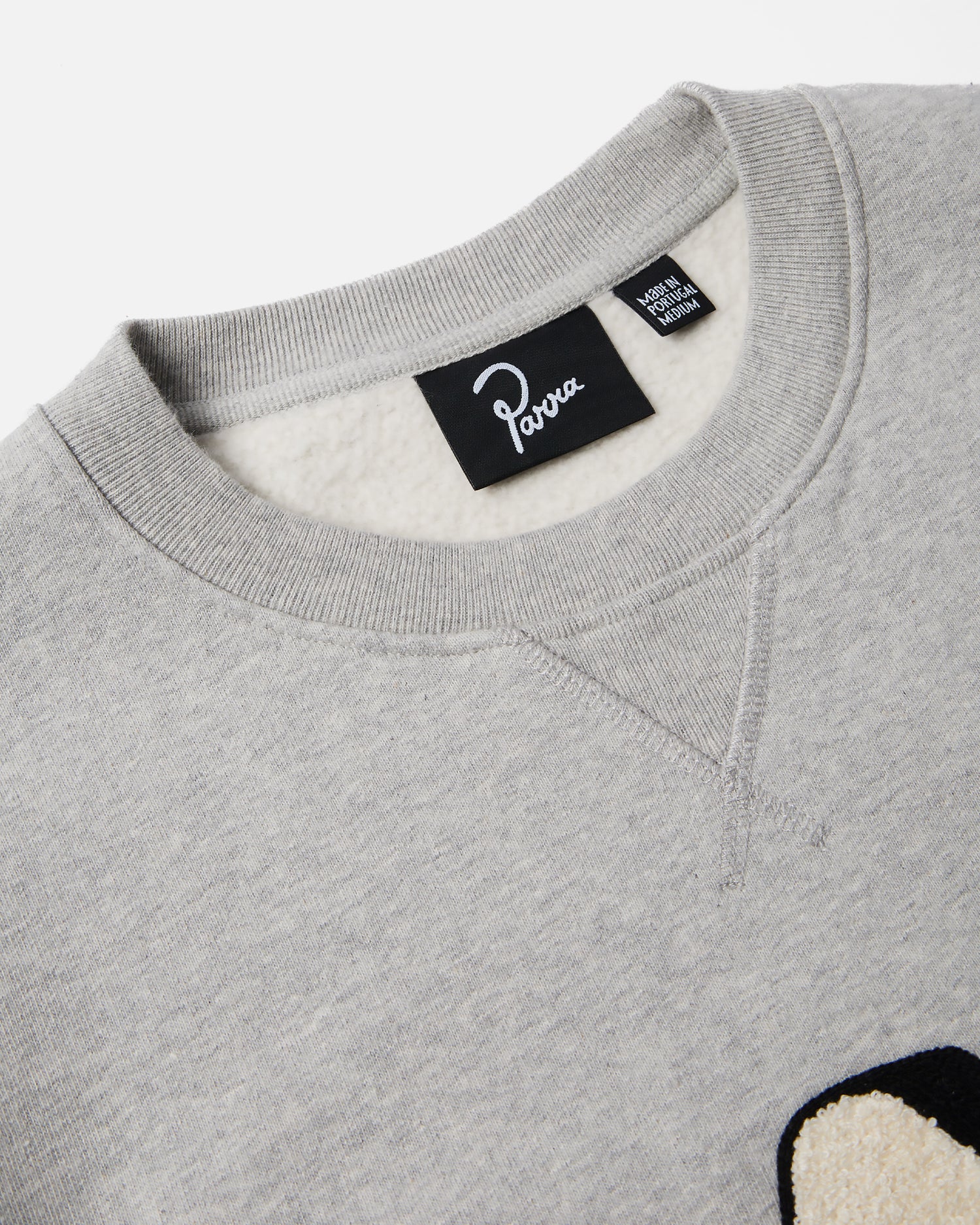 byParra Rounded PAR Crew Neck Sweatshirt (Heather Grey)