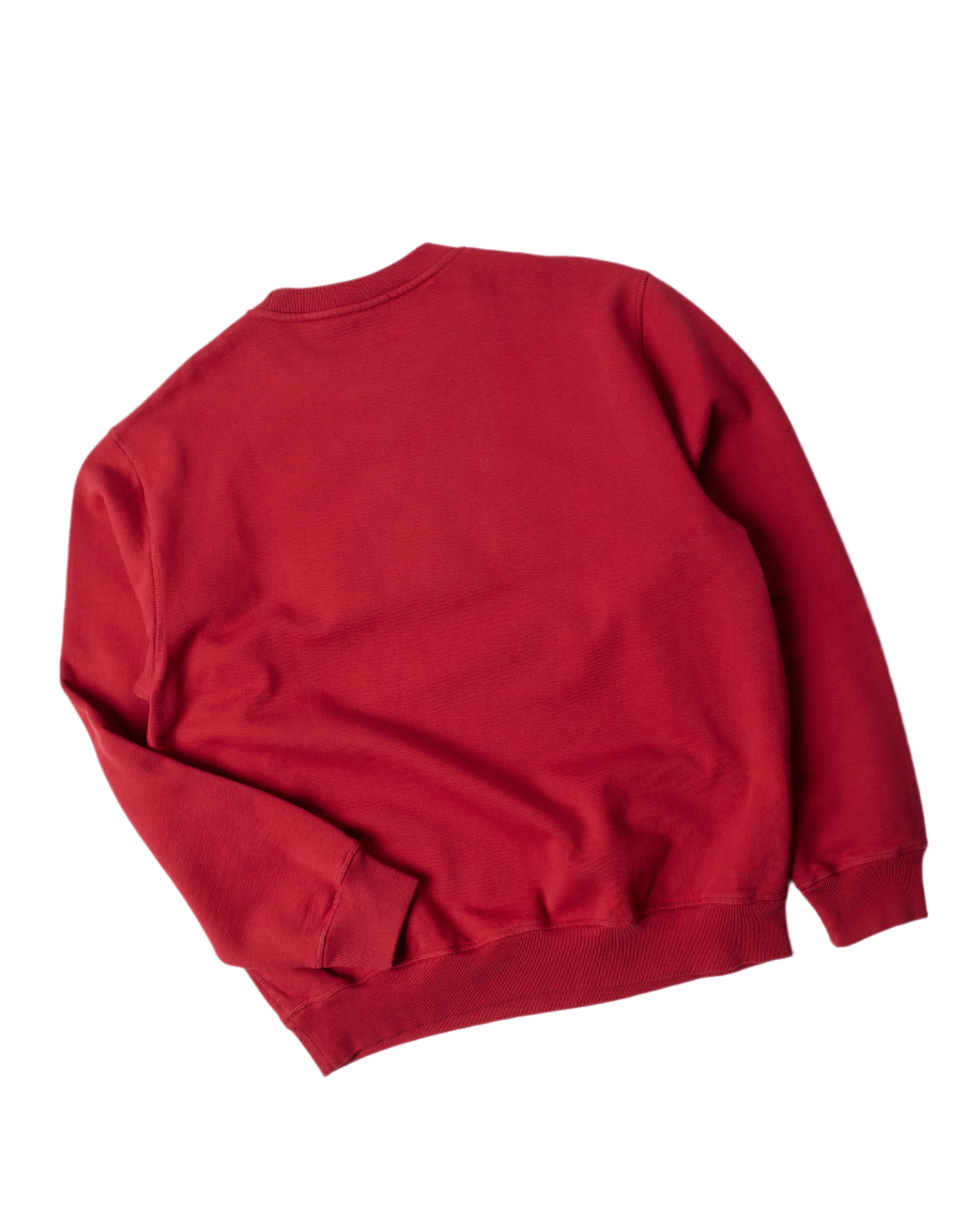 byParra Rounded PAR Crew Neck Sweatshirt (Ruby red)