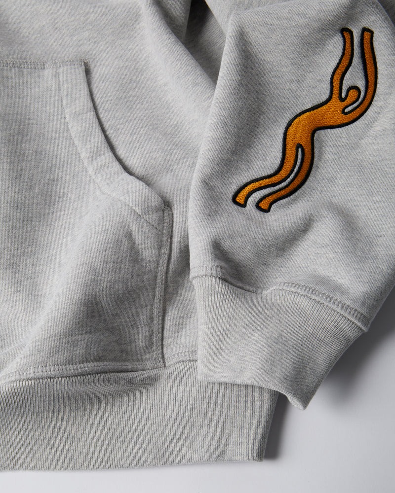 ByParra La Chambre Nuit Hooded Sweatshirt (Heather grey)