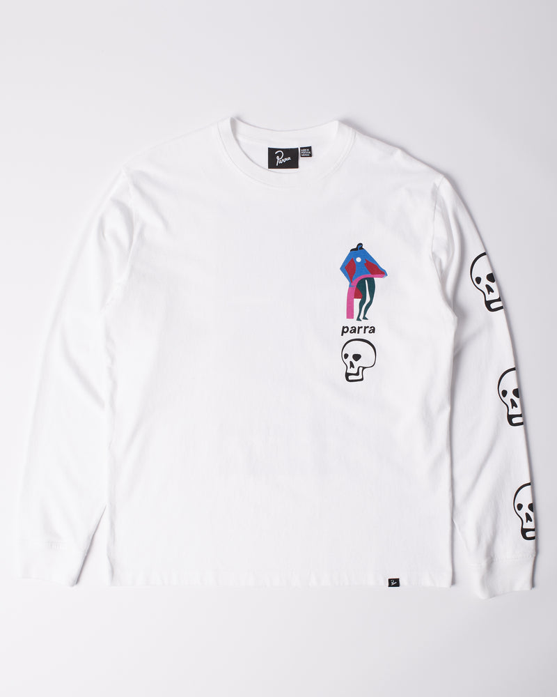 ByParra Lowering the Bar Long Sleeve T-shirt (White)