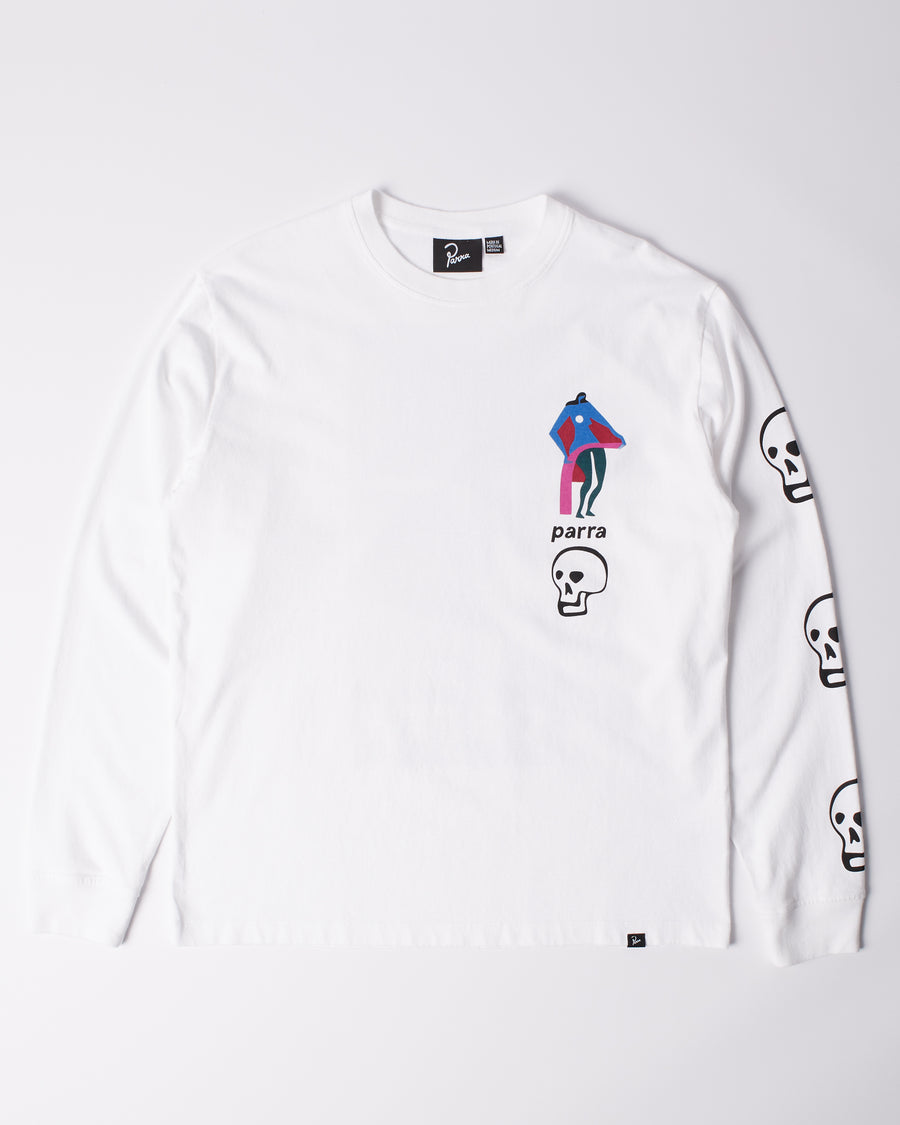 ByParra Lowering the Bar Long Sleeve T-shirt (White)