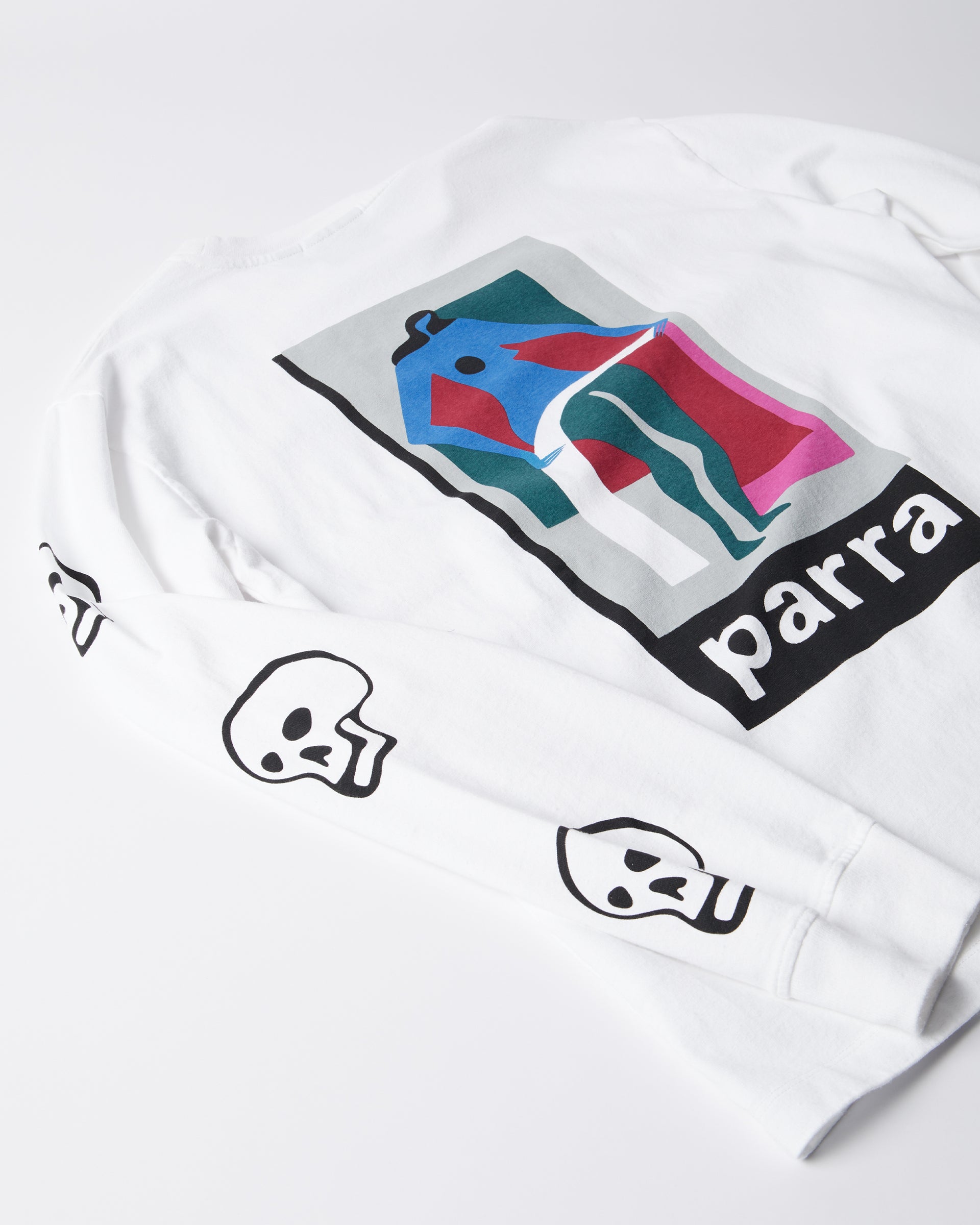 ByParra Lowering the Bar Long Sleeve T-shirt (White)