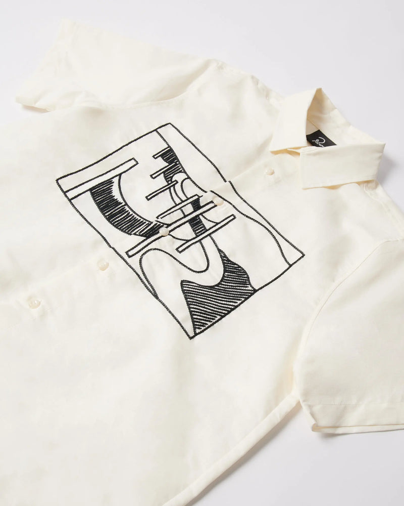 ByParra The Dunes Short Sleeve Shirt (Off White) ByParra