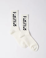ByParra Tokyo logo crew socks (White) ByParra