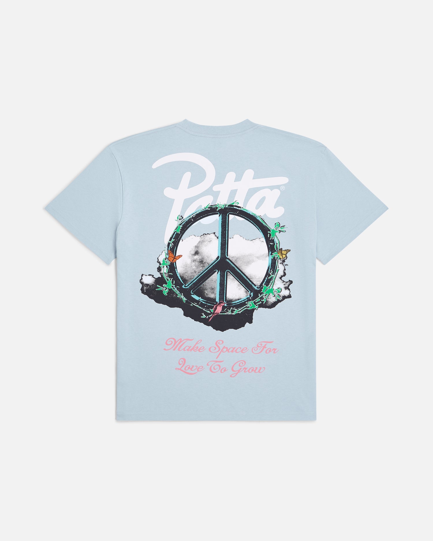 Patta Xerox Peace T-Shirt (Dusty Blue)