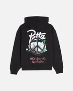 Black Patta Hooded Sweater with peace sign and Patta logo