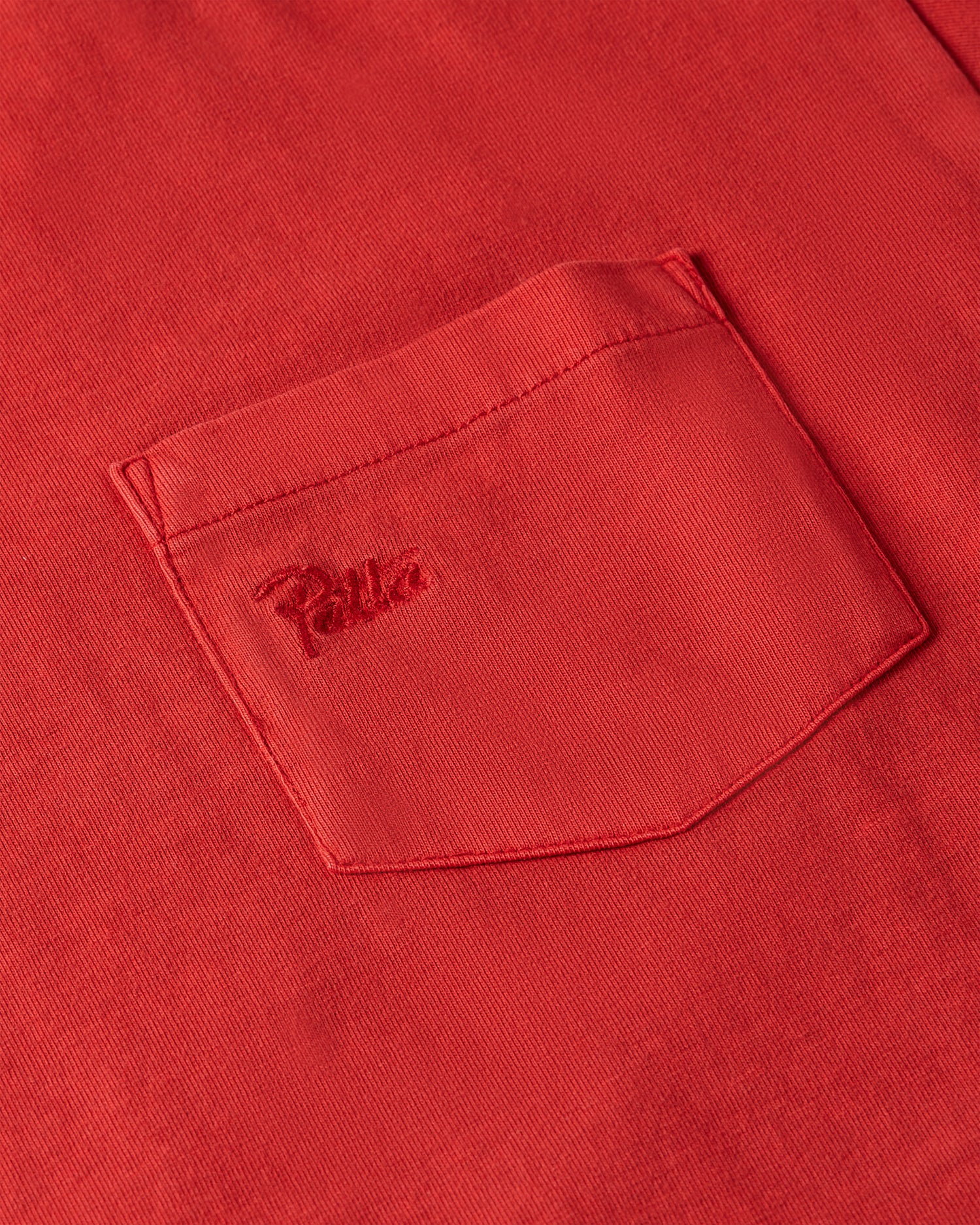 Patta Basic Washed Pocket T-Shirt (Haute Red)