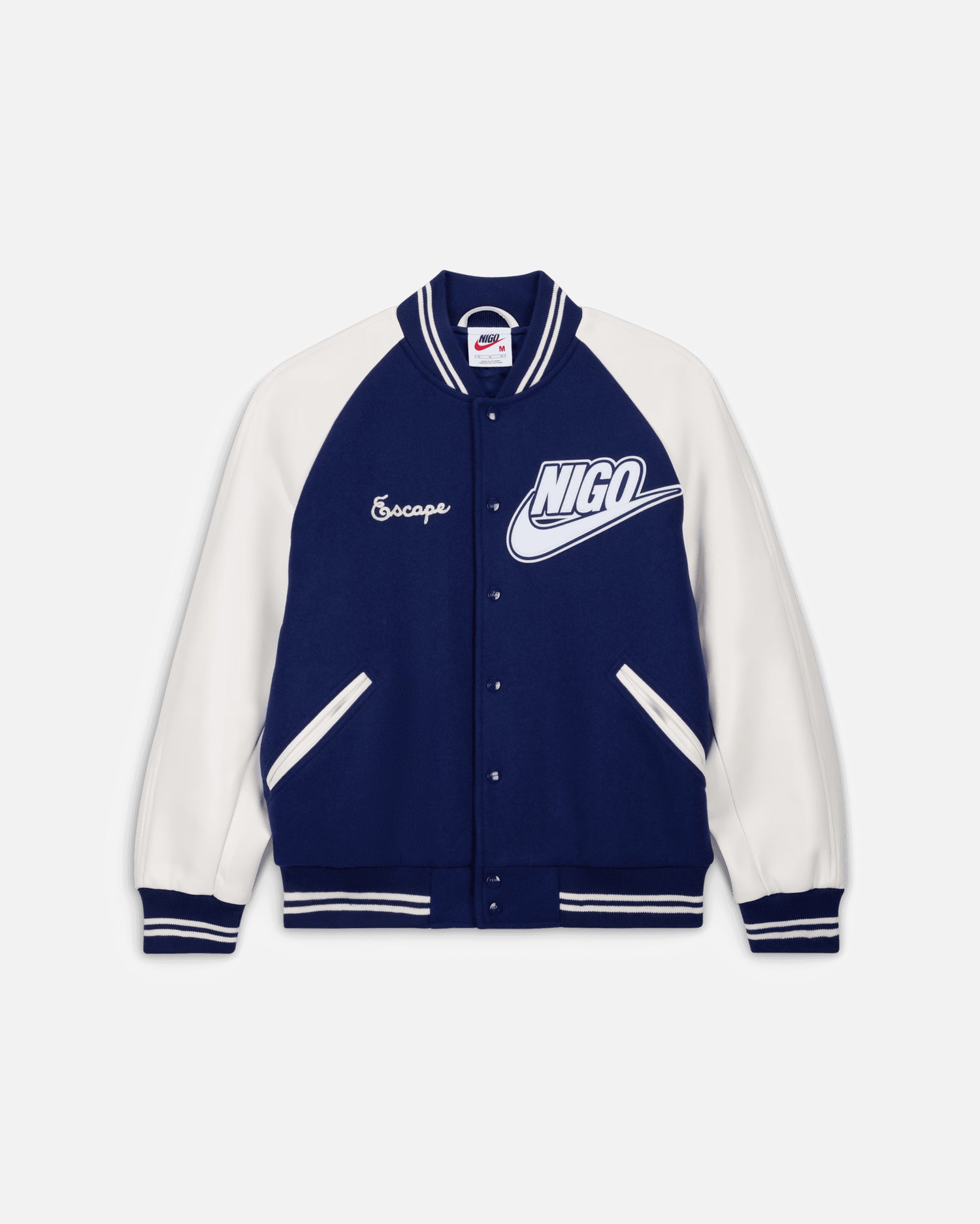 Nike x NIGO Varsity Jacket (Blue Void/White/White)