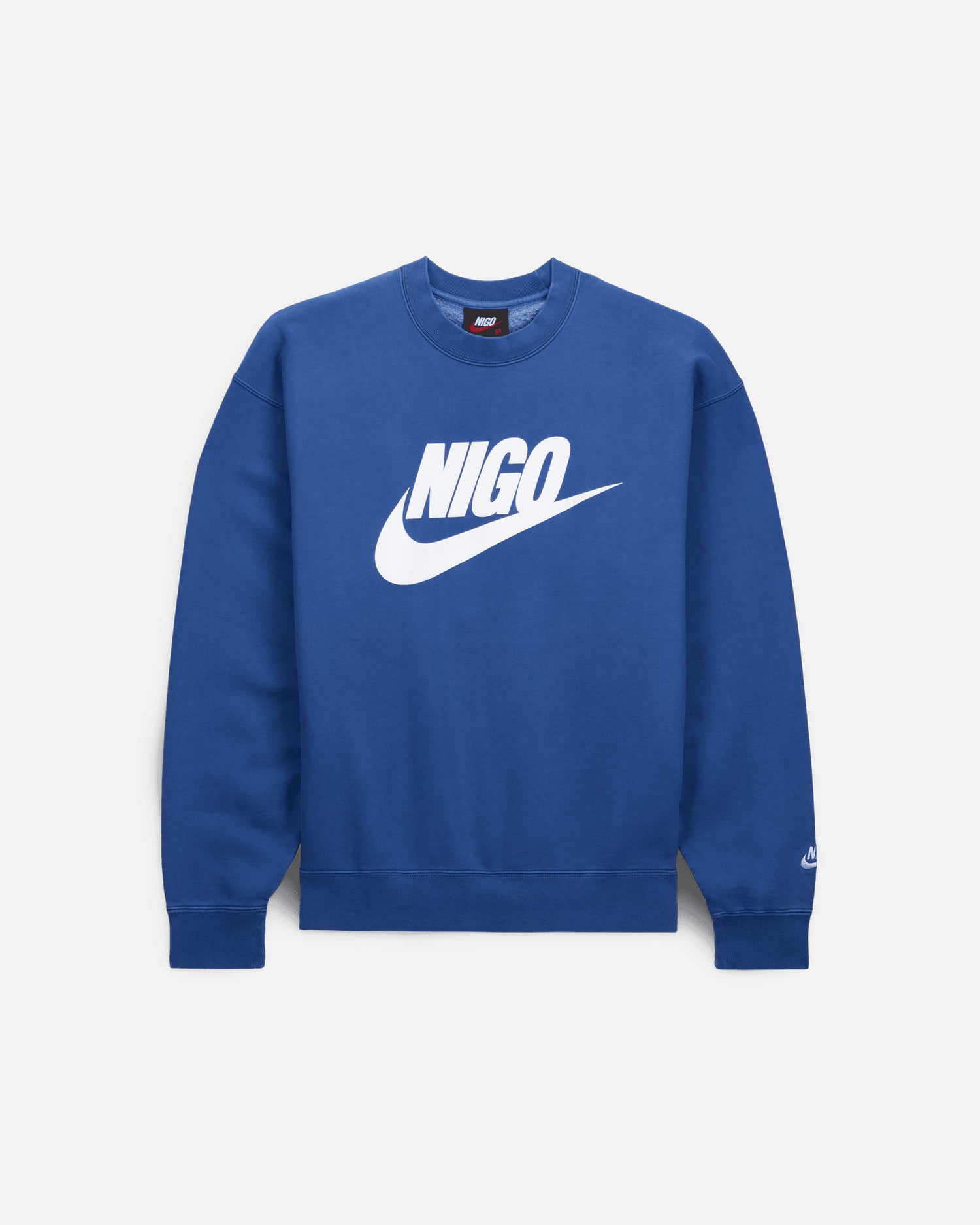 Nike x Nigo NRG Fleece Crew Sweatshirt (Blue Void/White)