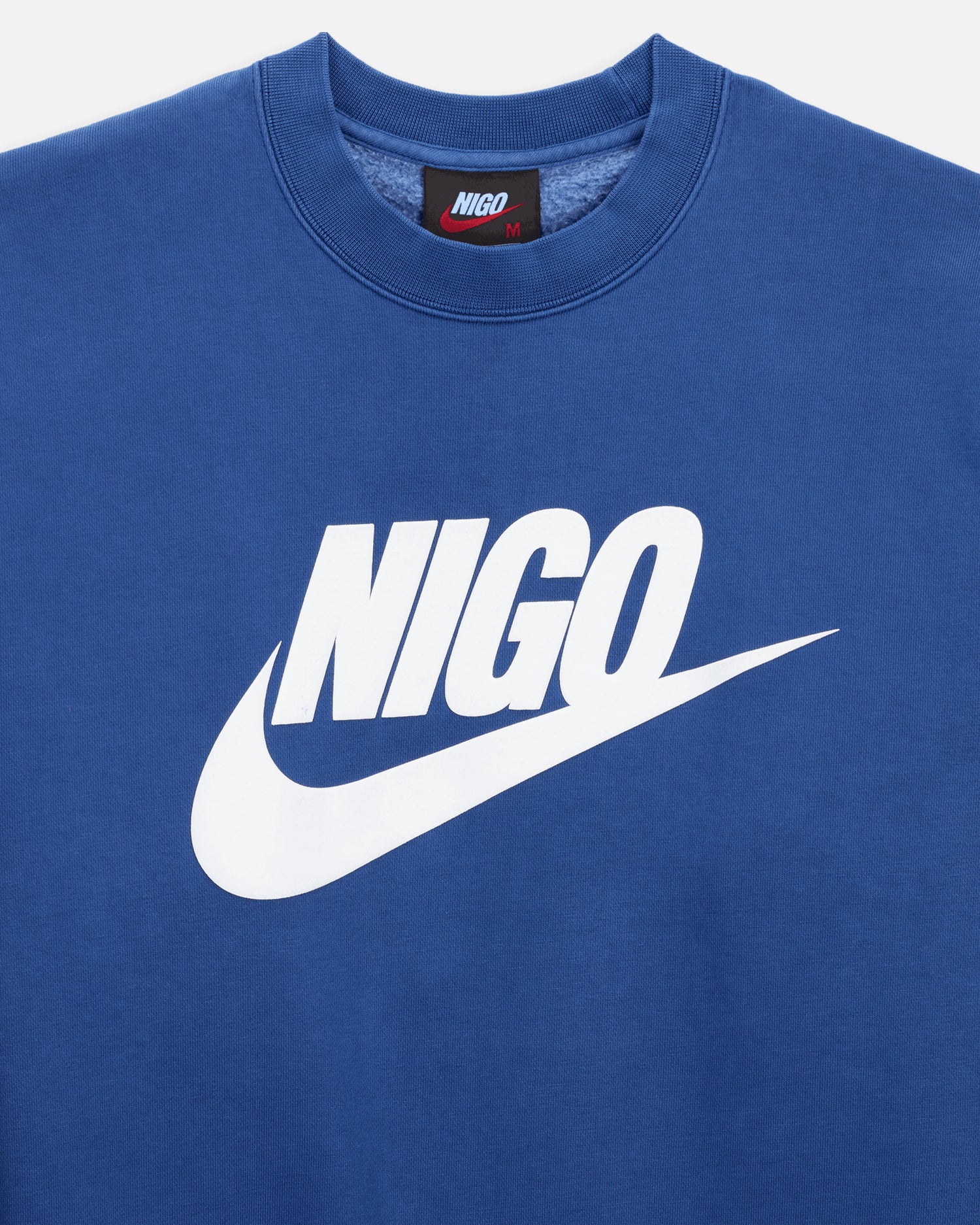 Nike x Nigo NRG Fleece Crew Sweatshirt (Blue Void/White)