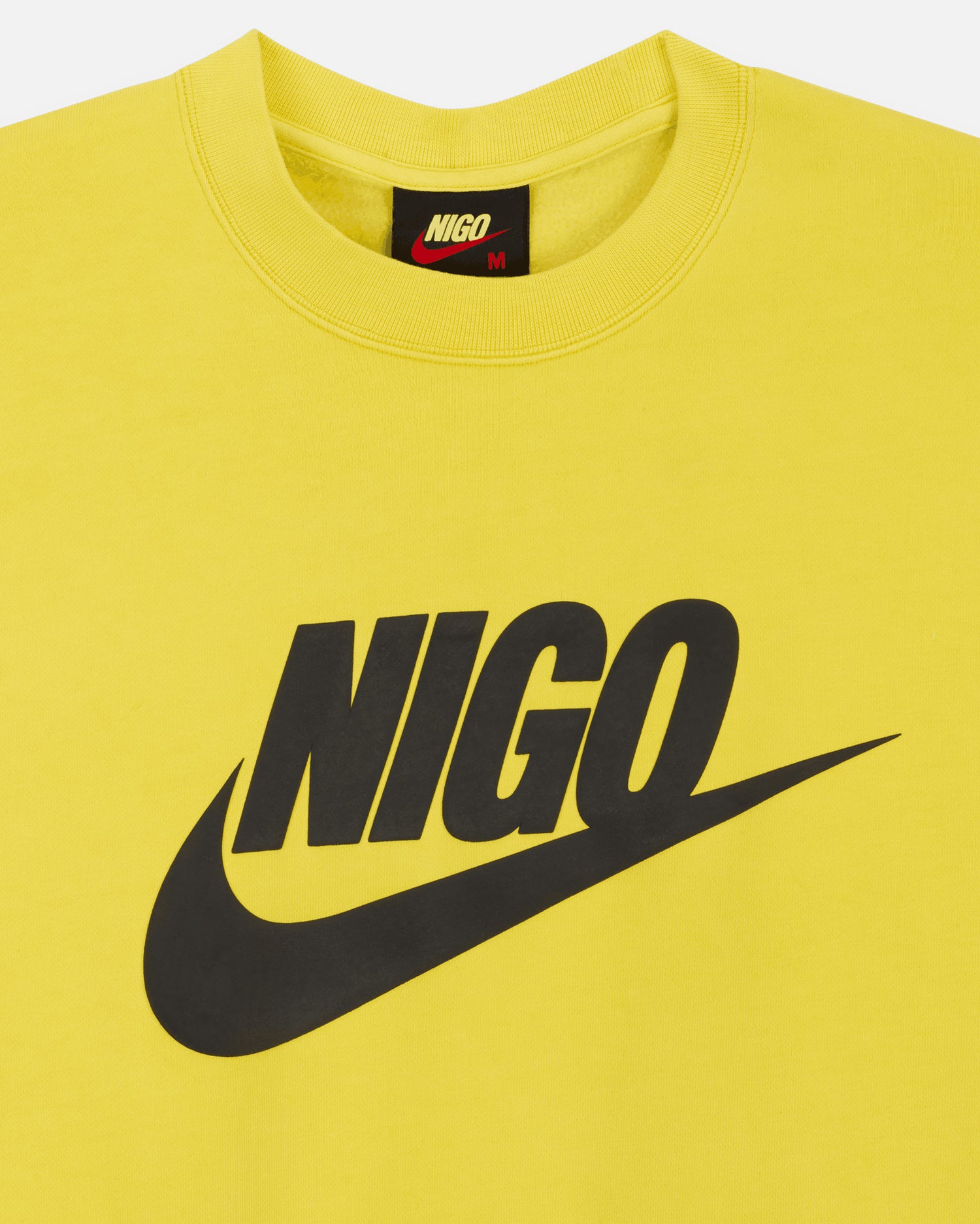 Nike x Nigo NRG Fleece Crew Sweatshirt (Speed Yellow/Black)