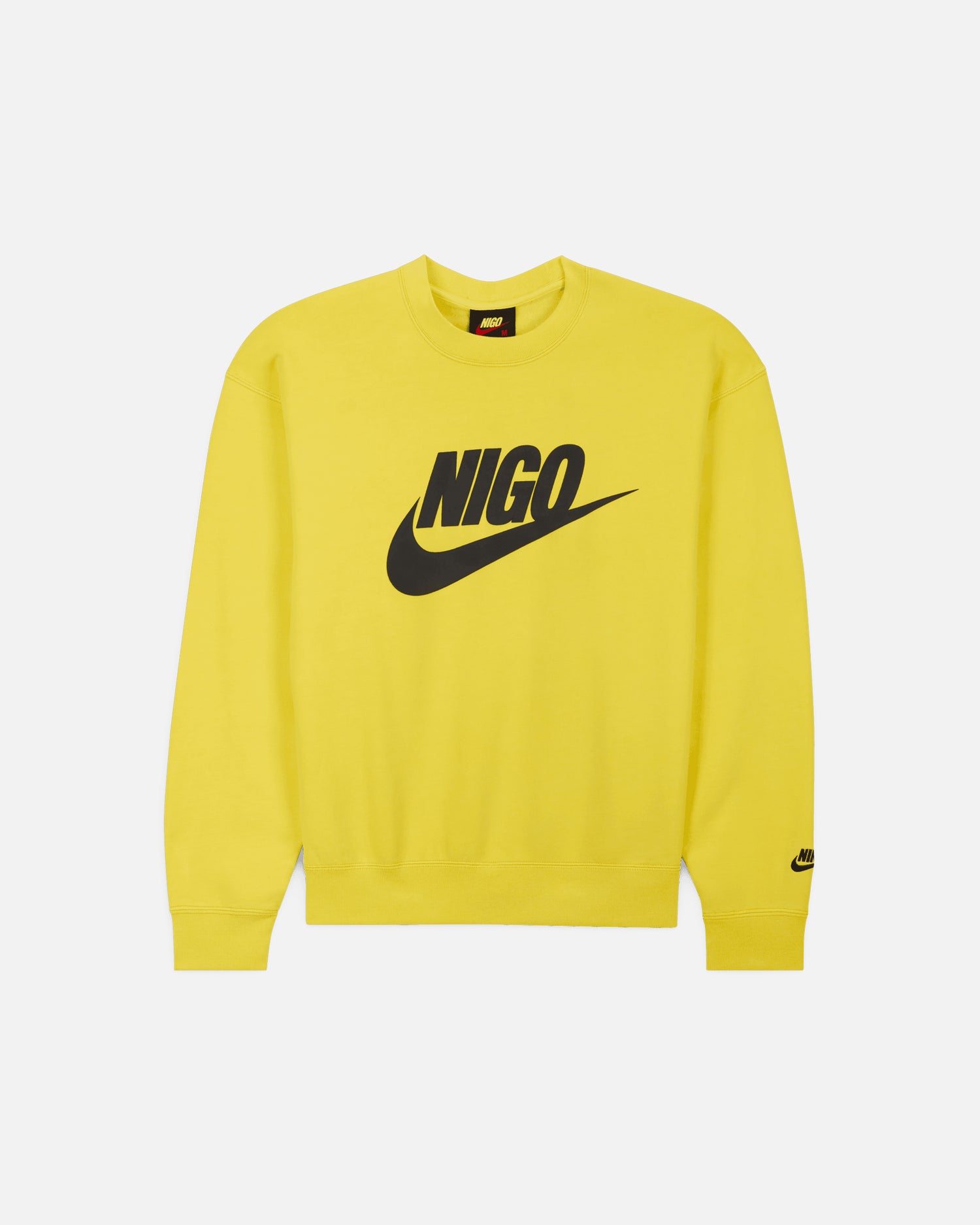 Nike x Nigo NRG Fleece Crew Sweatshirt (Speed Yellow/Black)