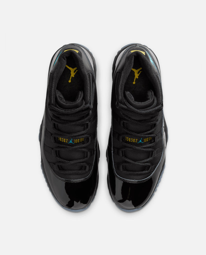 Nike Air Jordan 11 Retro "Gamma" ( Black/Gamma Blue-Black-Varsity Maize) Jordan