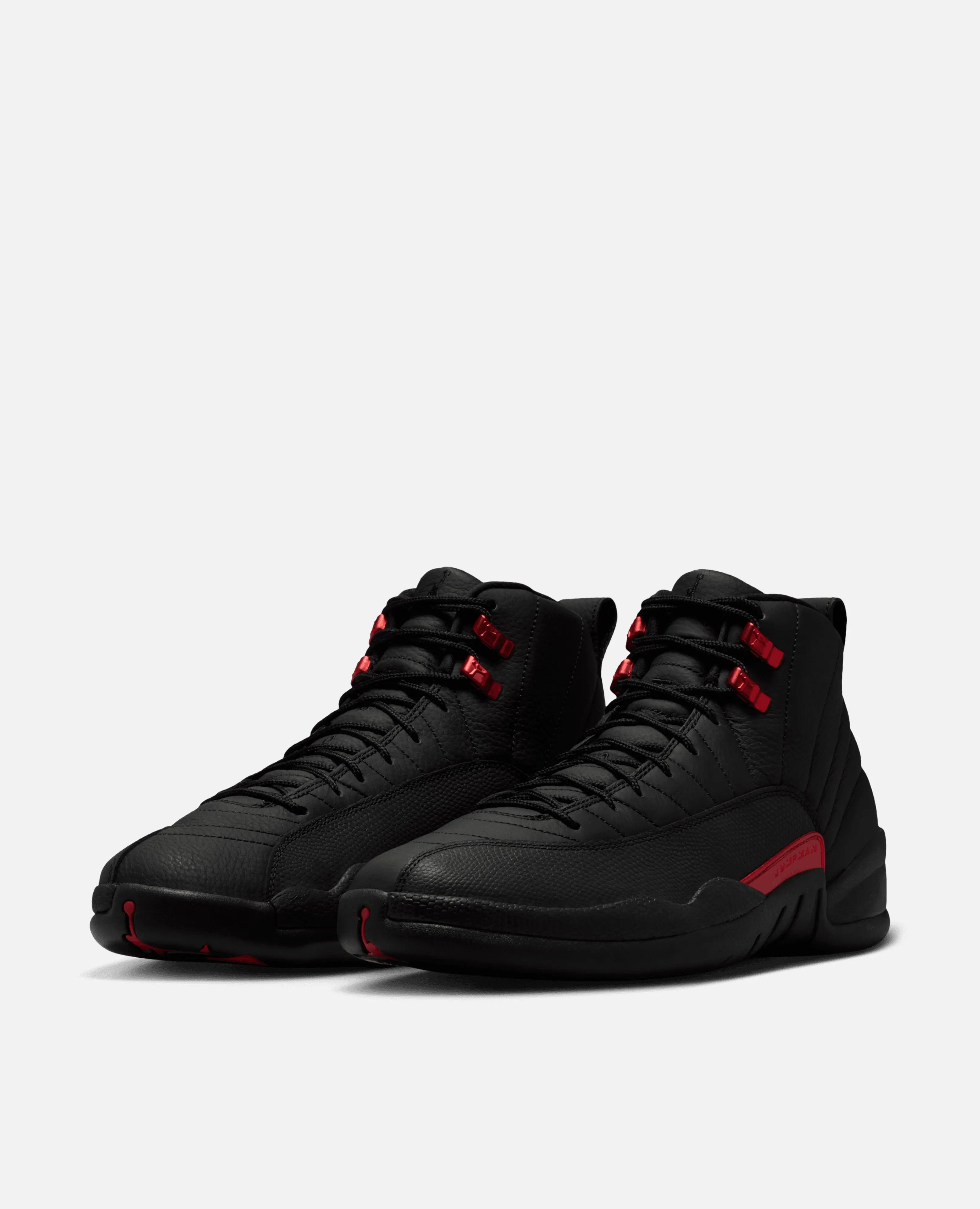 Air Jordan 12 Retro Nike (Black/Varsity Red) - Patta