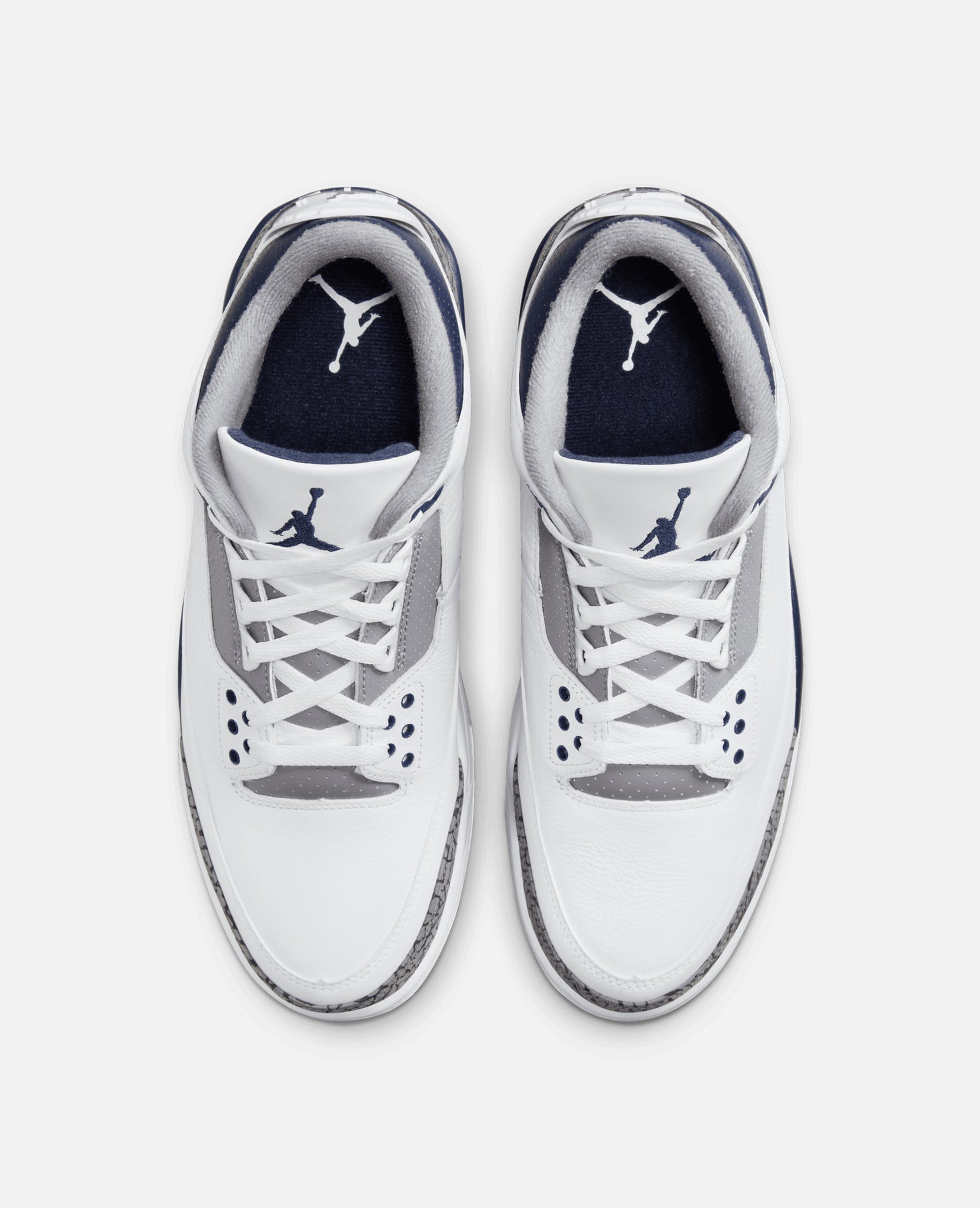 Nike Air Jordan 3 Retro (White/Midnight Navy-Cement Grey-Black) – Patta