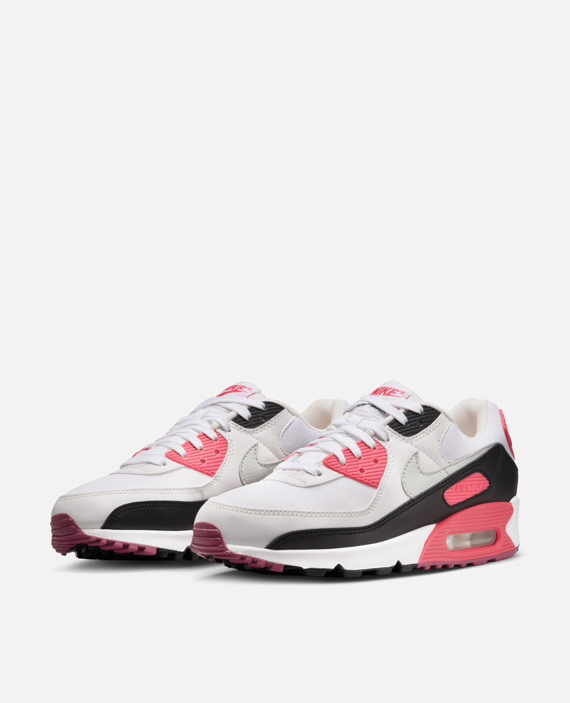 Nike WMNS Air Max 90 (White/Light Silver-Aster Pink-Black)