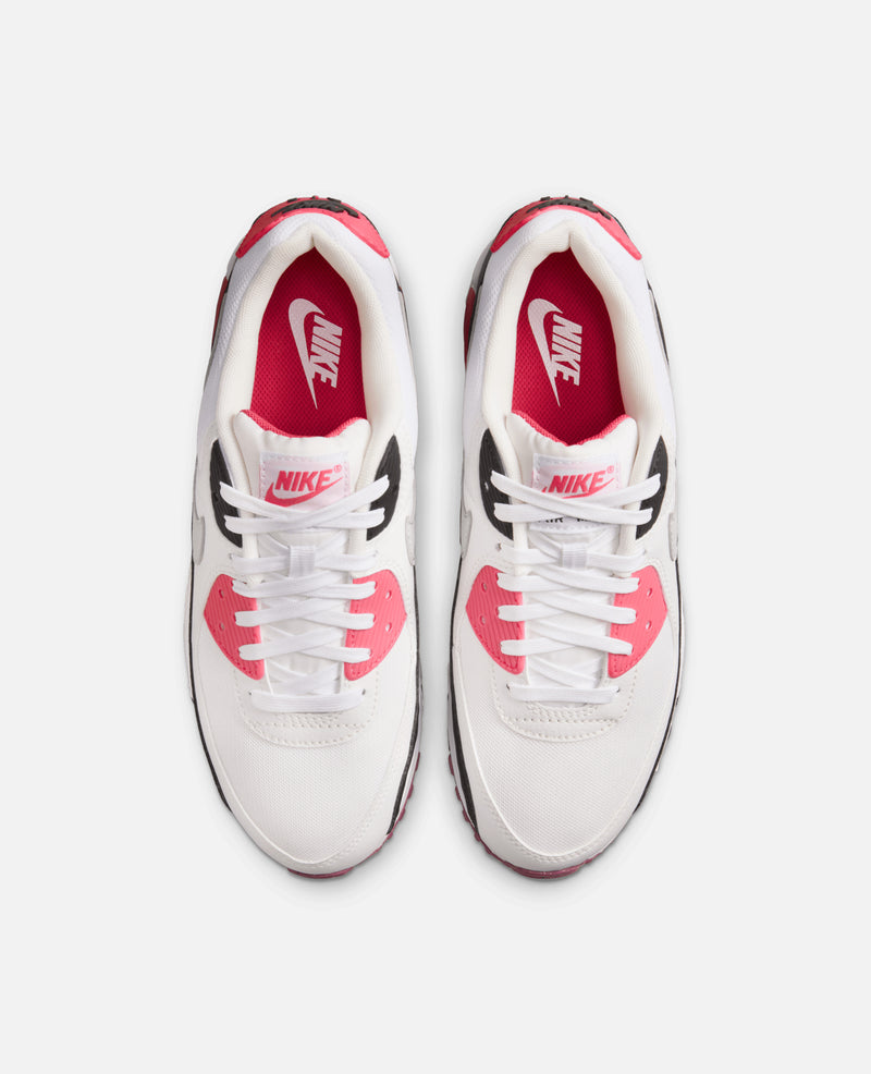 Nike WMNS Air Max 90 (White/Light Silver-Aster Pink-Black)