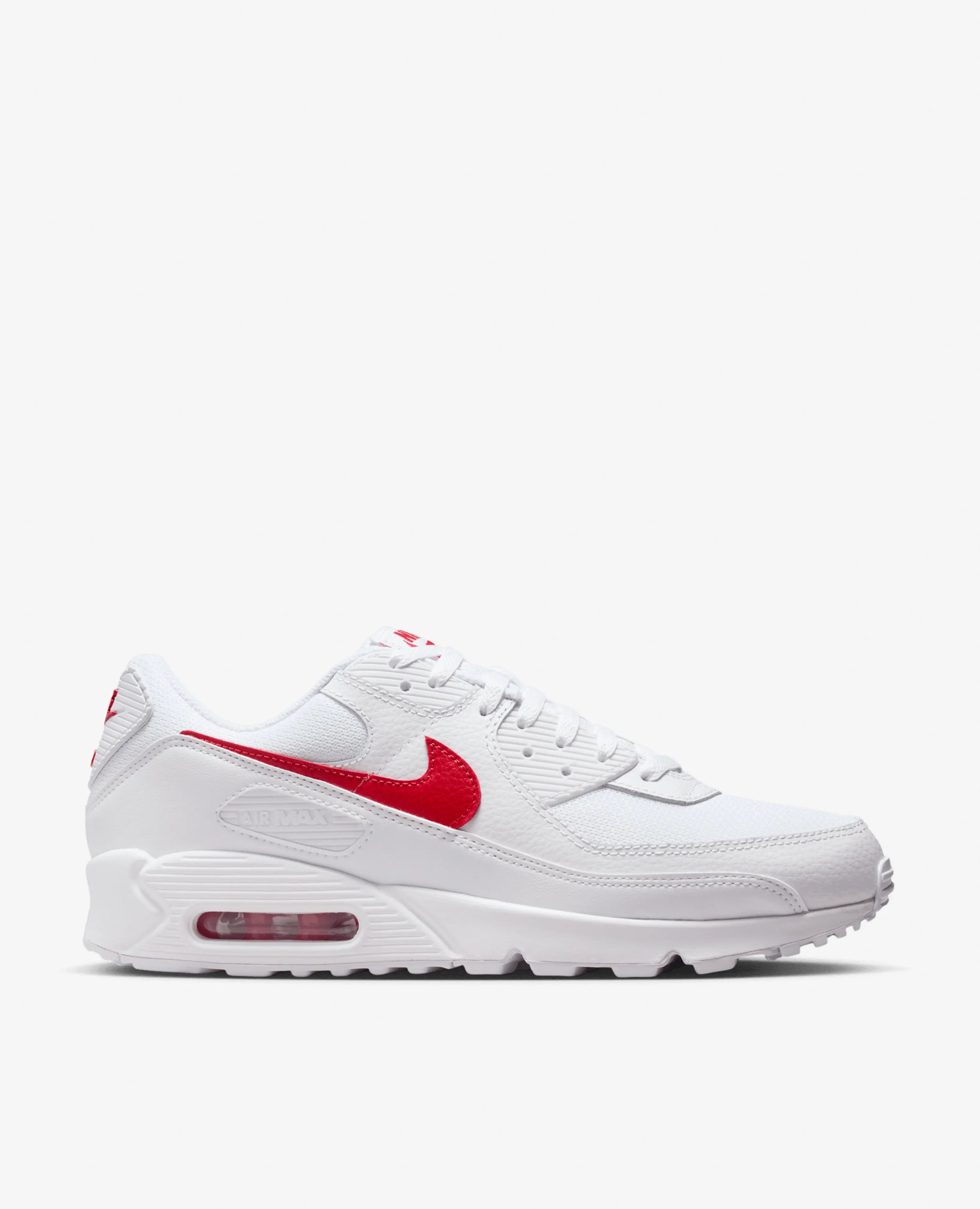 Nike Air Max 90 (WHITE/UNIVERSITY RED-WHITE) - Patta