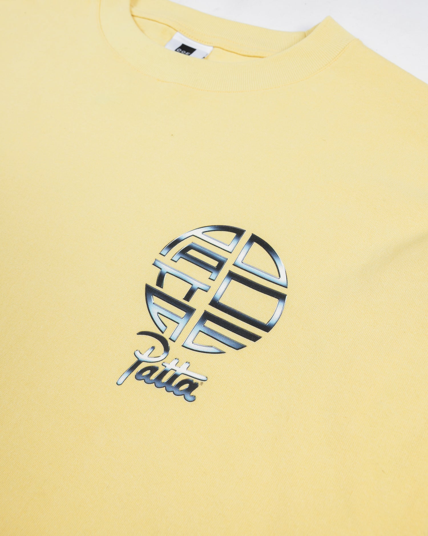 Patta x DOE 20/10 Longsleeve T-Shirt (Yellow)