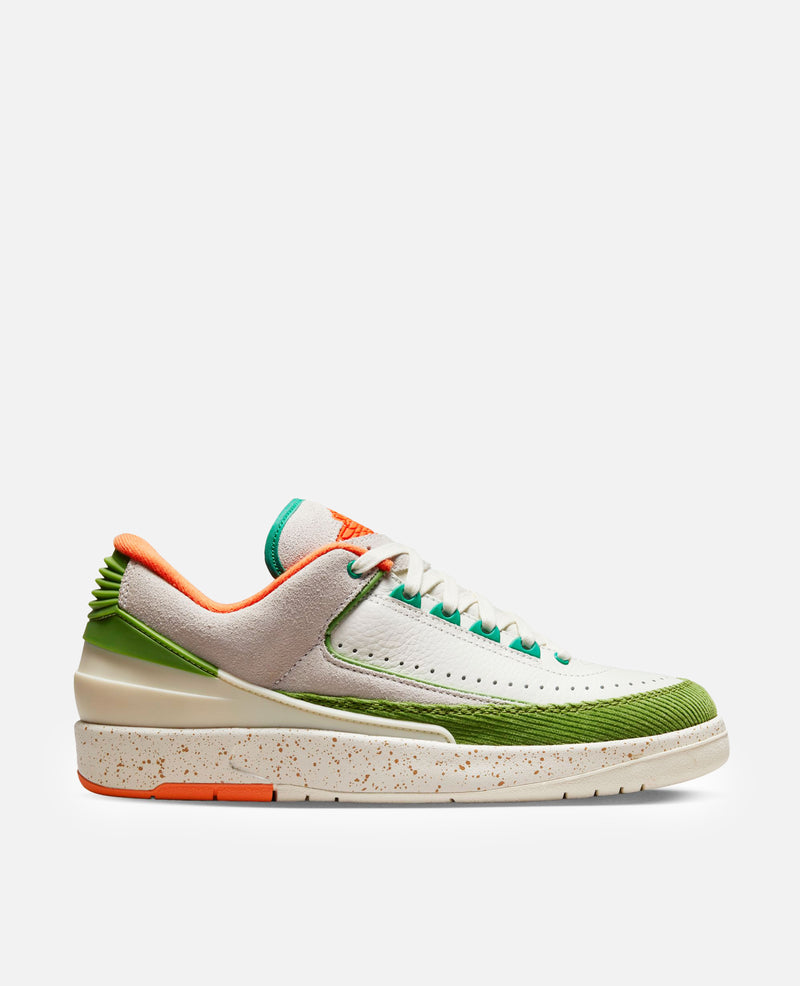 WMNS Air Jordan 2 Retro Low Titan (Sail/Safety Orange-Chlorophyll)