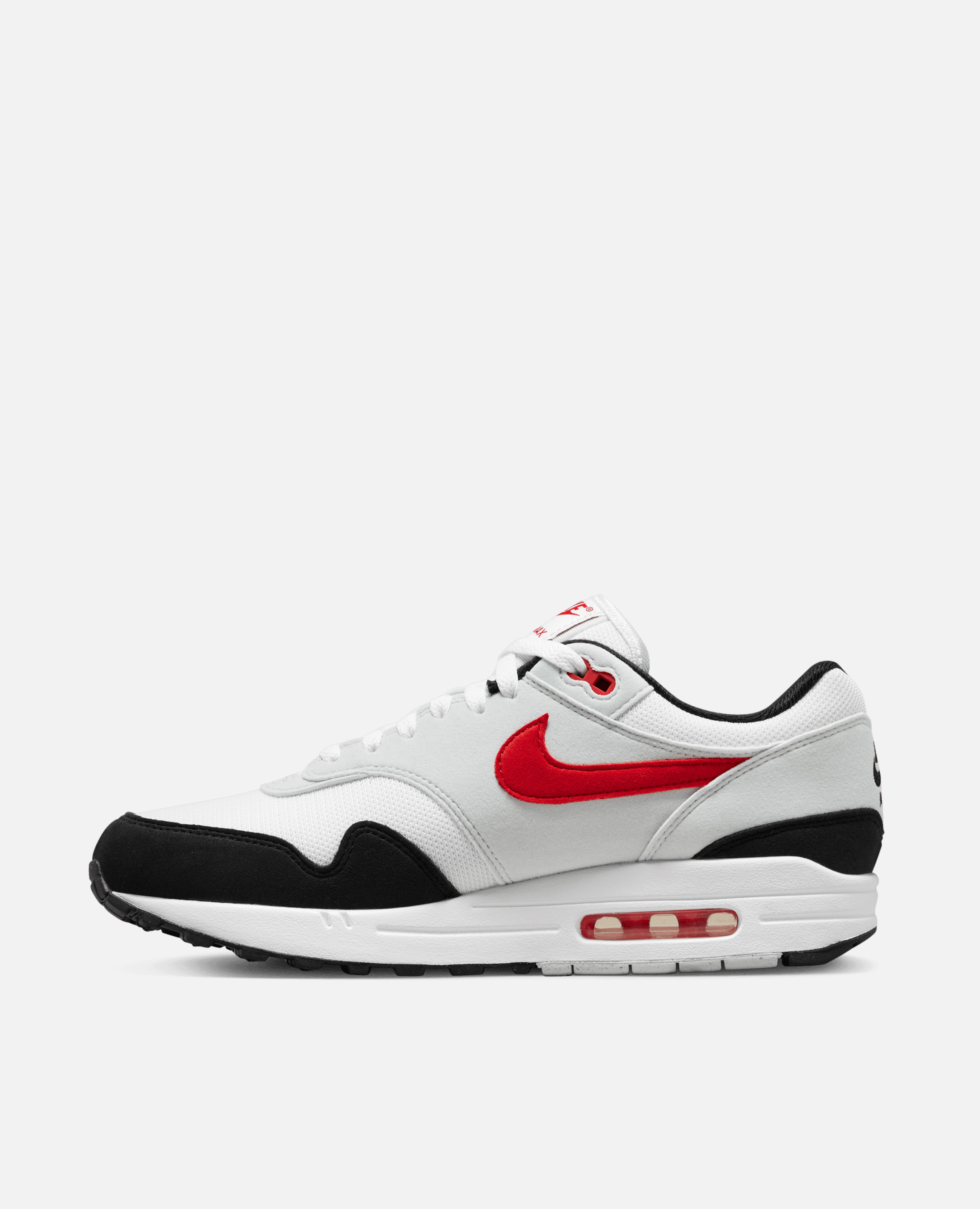 Nike Air Max 1 Blanc University Rouge Pure Platinum Noir Patta