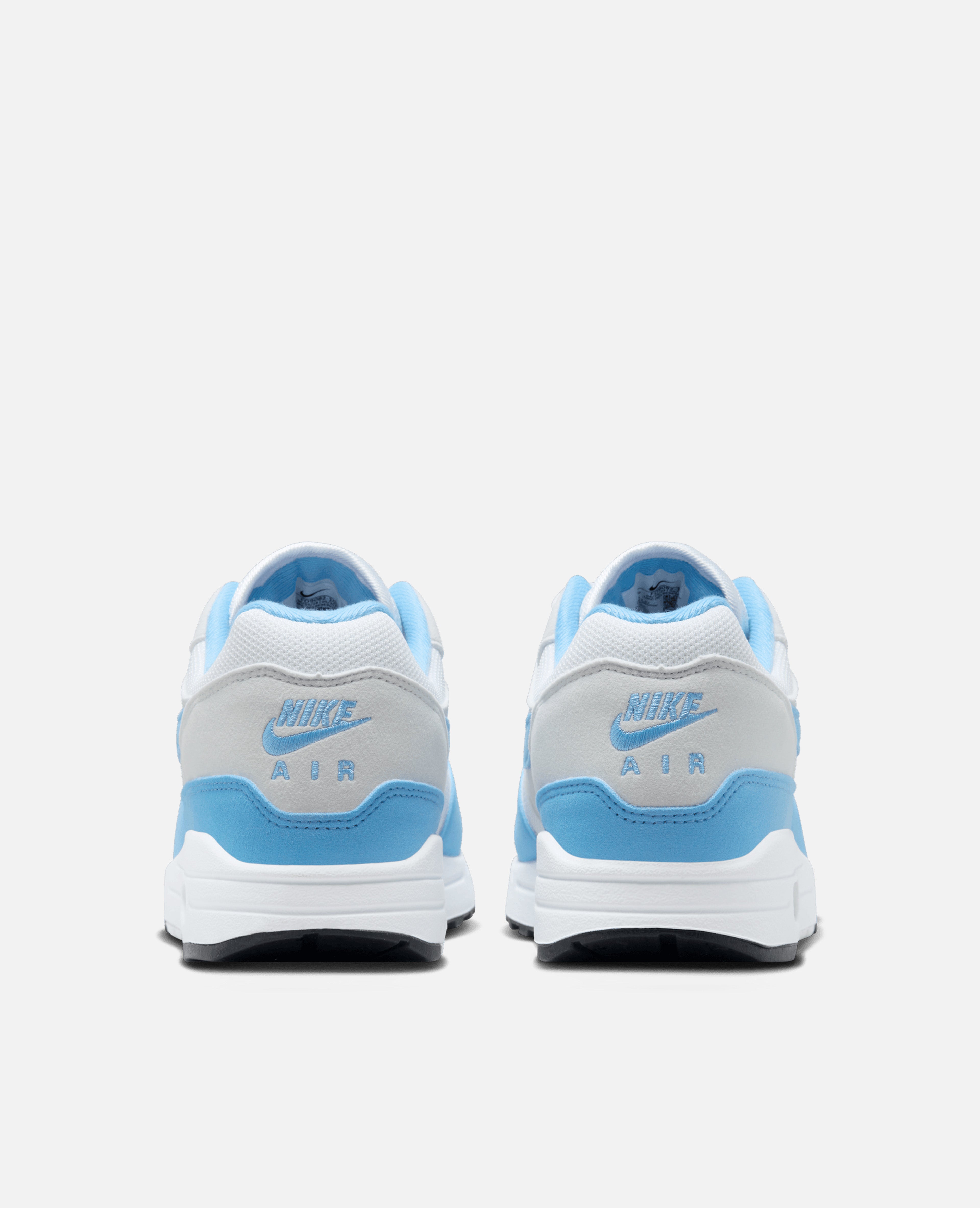 Nike Air Max 1 White University Blue Photon Dust Black Patta