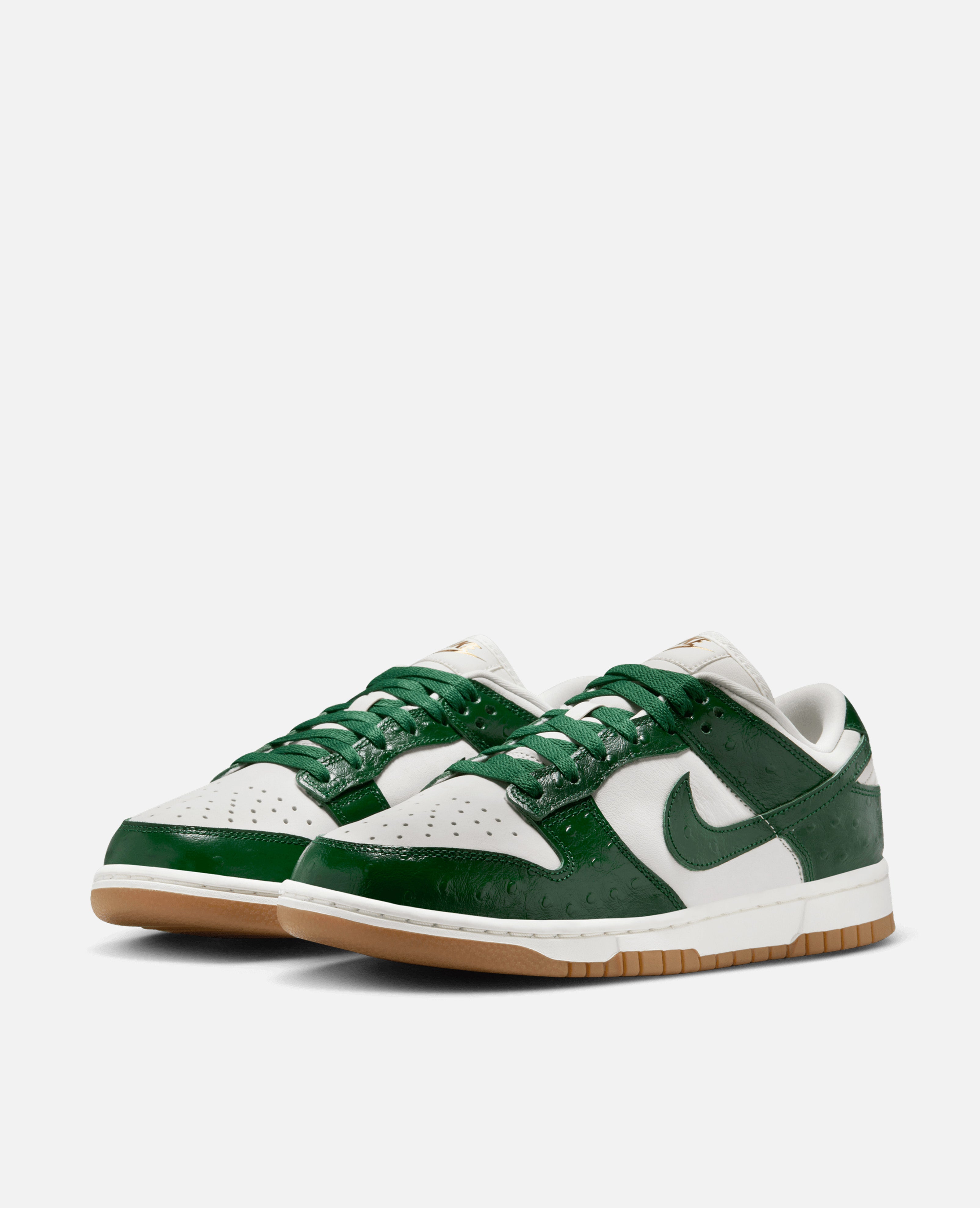 Nike WMNS Dunk Low Lx Phantom Gorge Green Sail Metallic Gold Patta