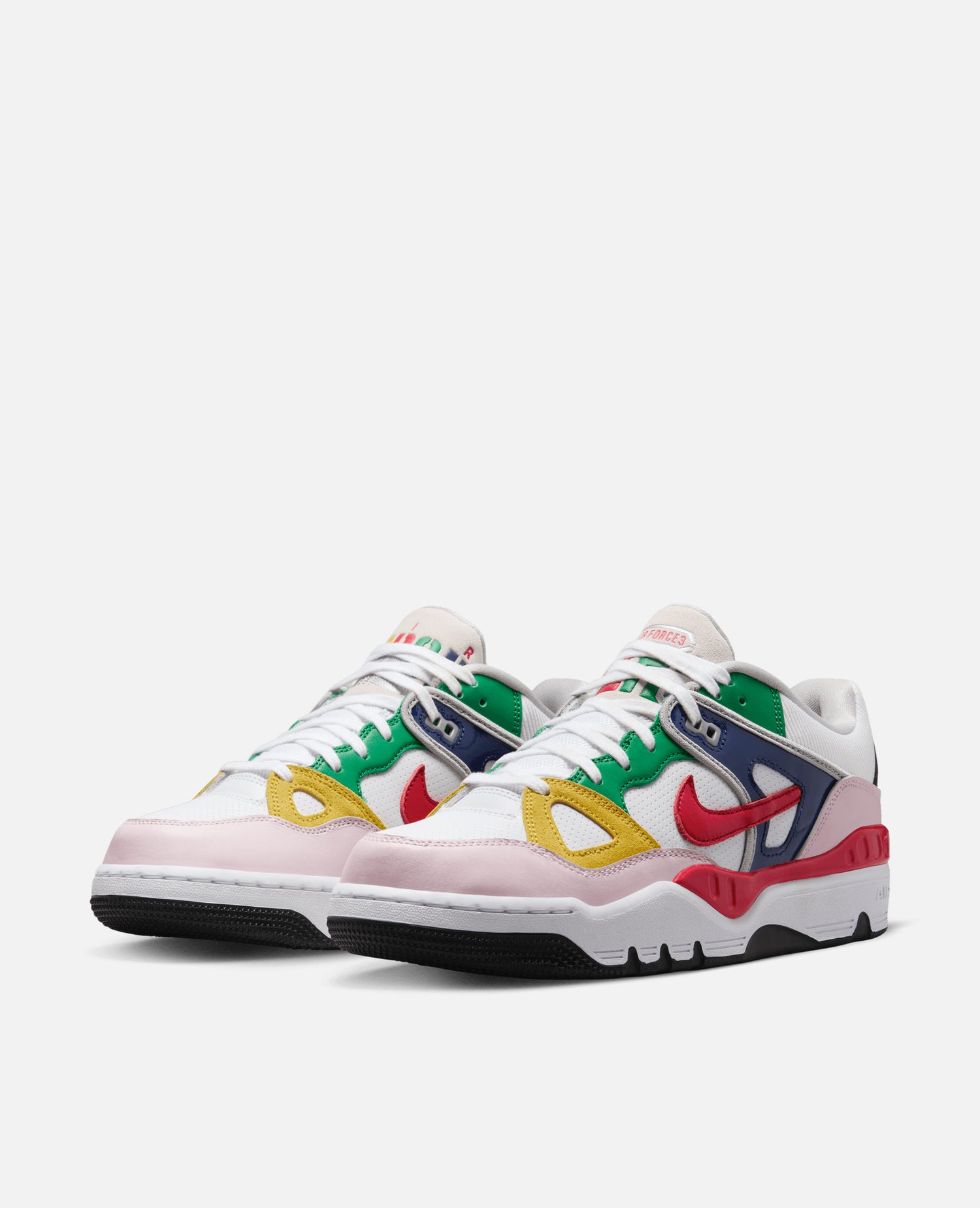 Nike x Nigo Air Force 3 Low (White/University Red/Tour Yellow)