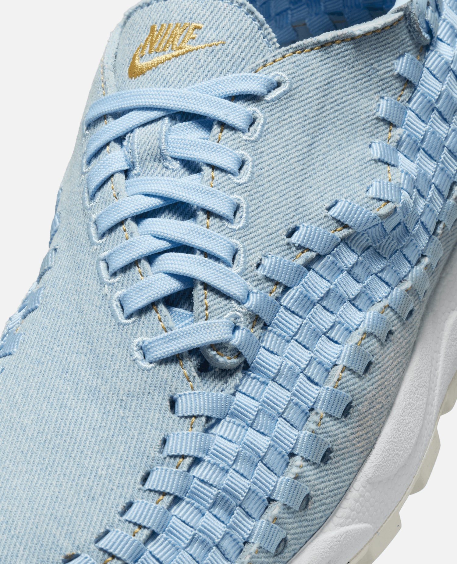 Nike WMNS Air Footscape Woven (Denim/Wheat Gold-Ice Blue-White)